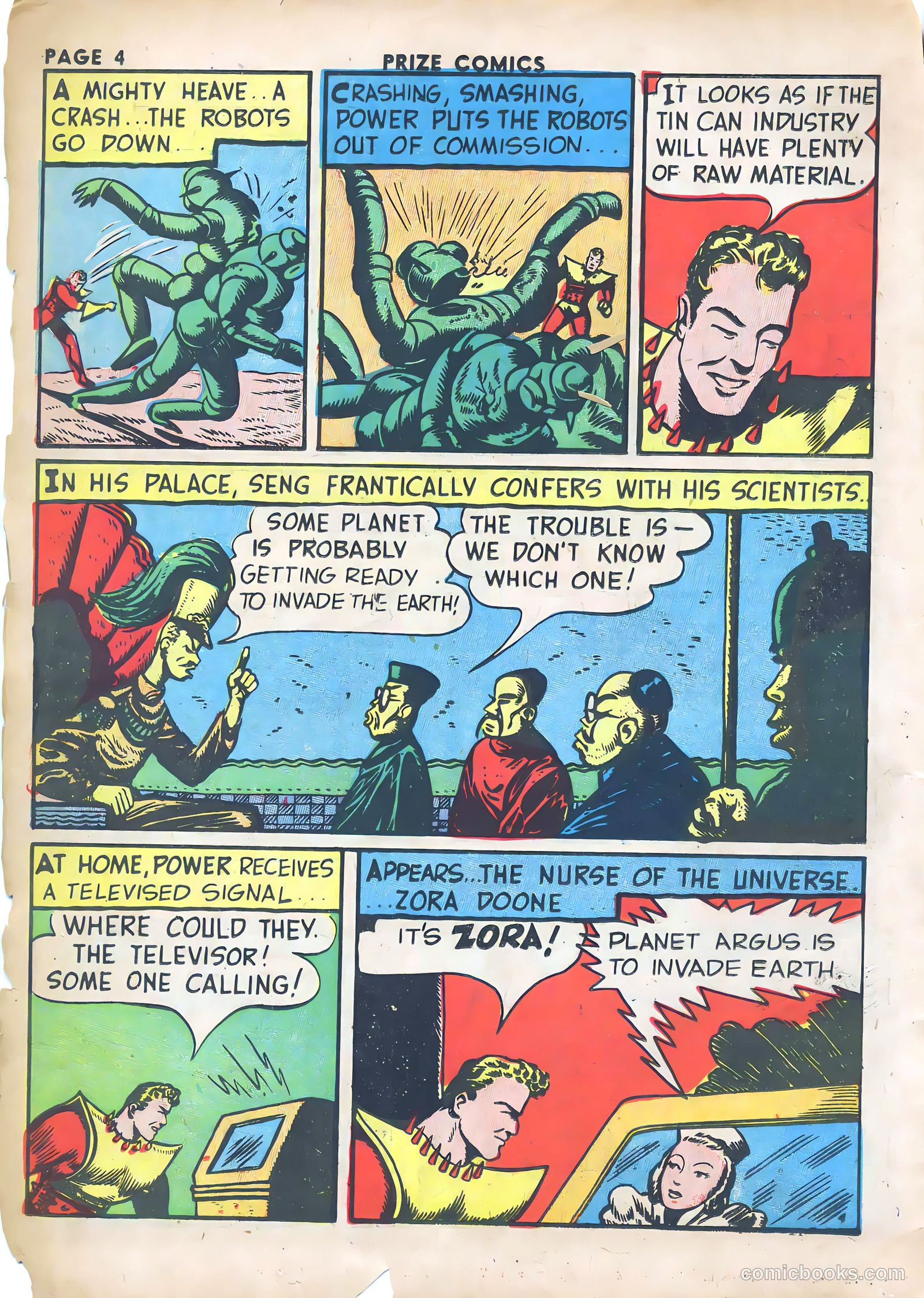 Prize Comics #6 (1940) — page 5 of 65