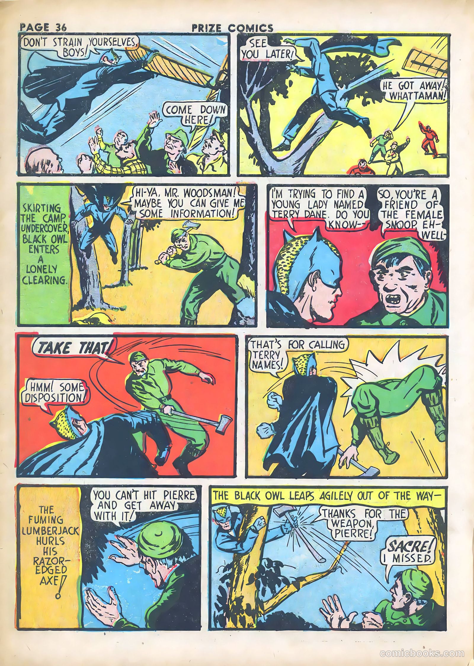 Prize Comics #6 (1940) — page 36 of 65