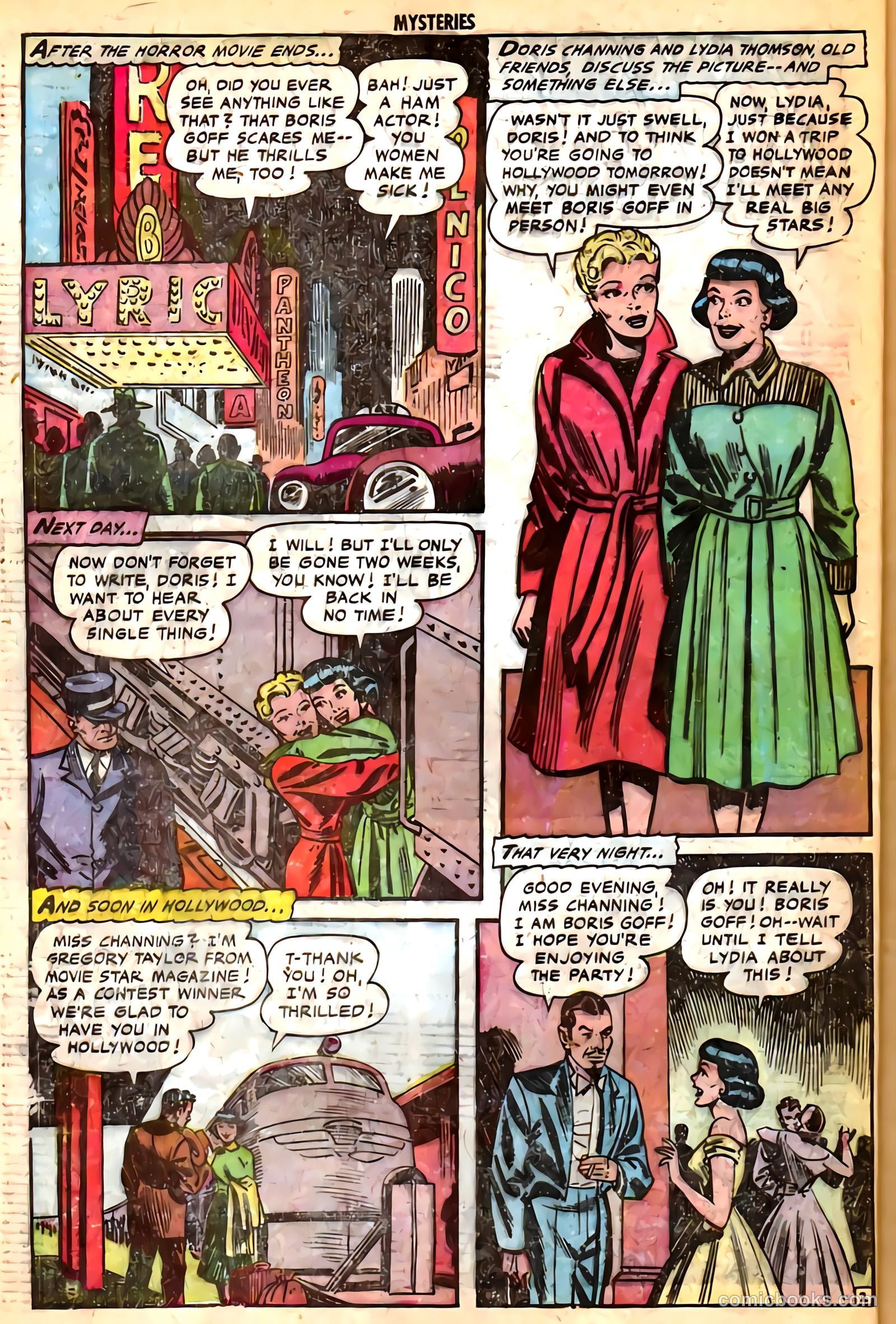 Mysteries Weird and Strange #8 (1954) — page 4 of 36