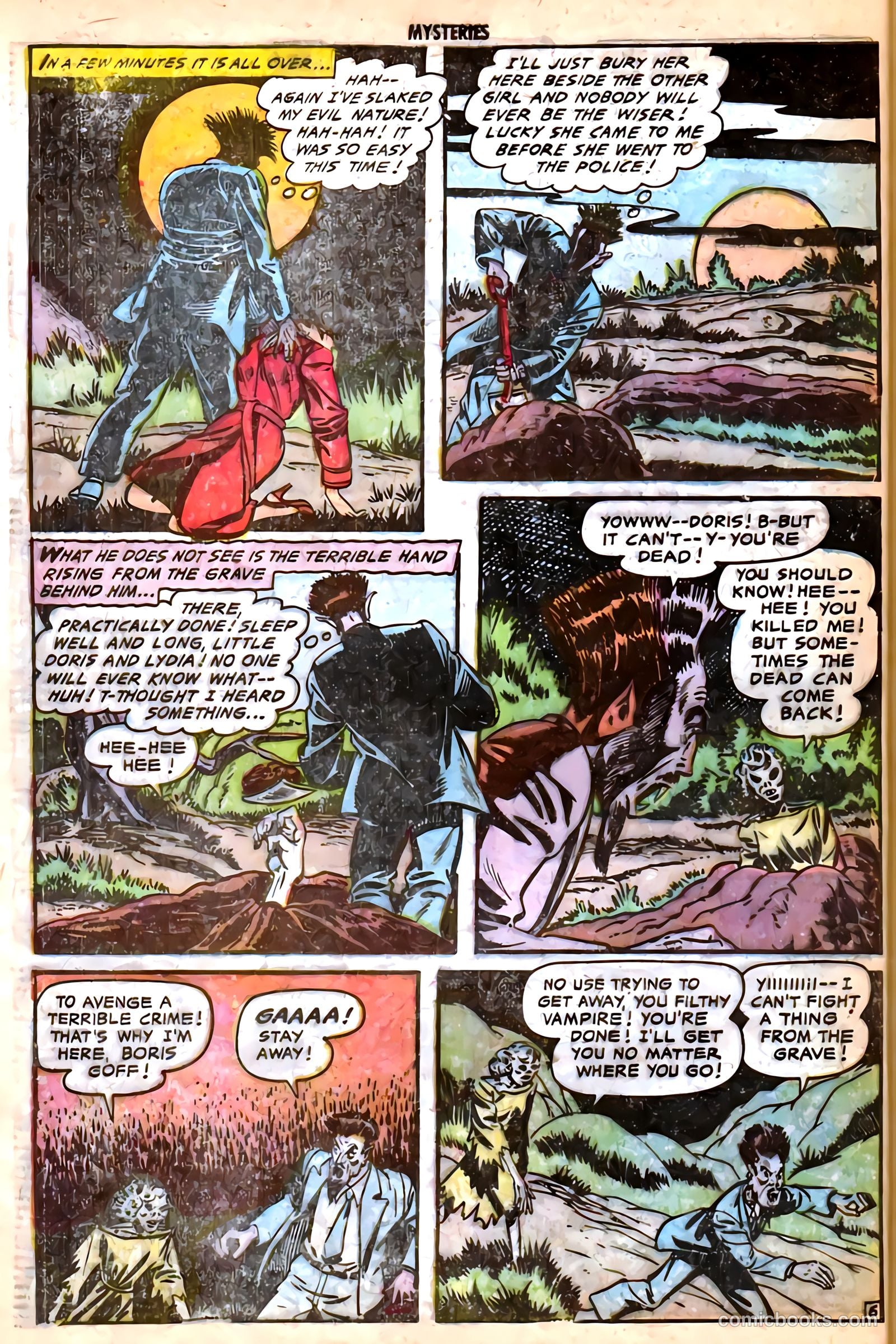 Mysteries Weird and Strange #8 (1954) — page 8 of 36