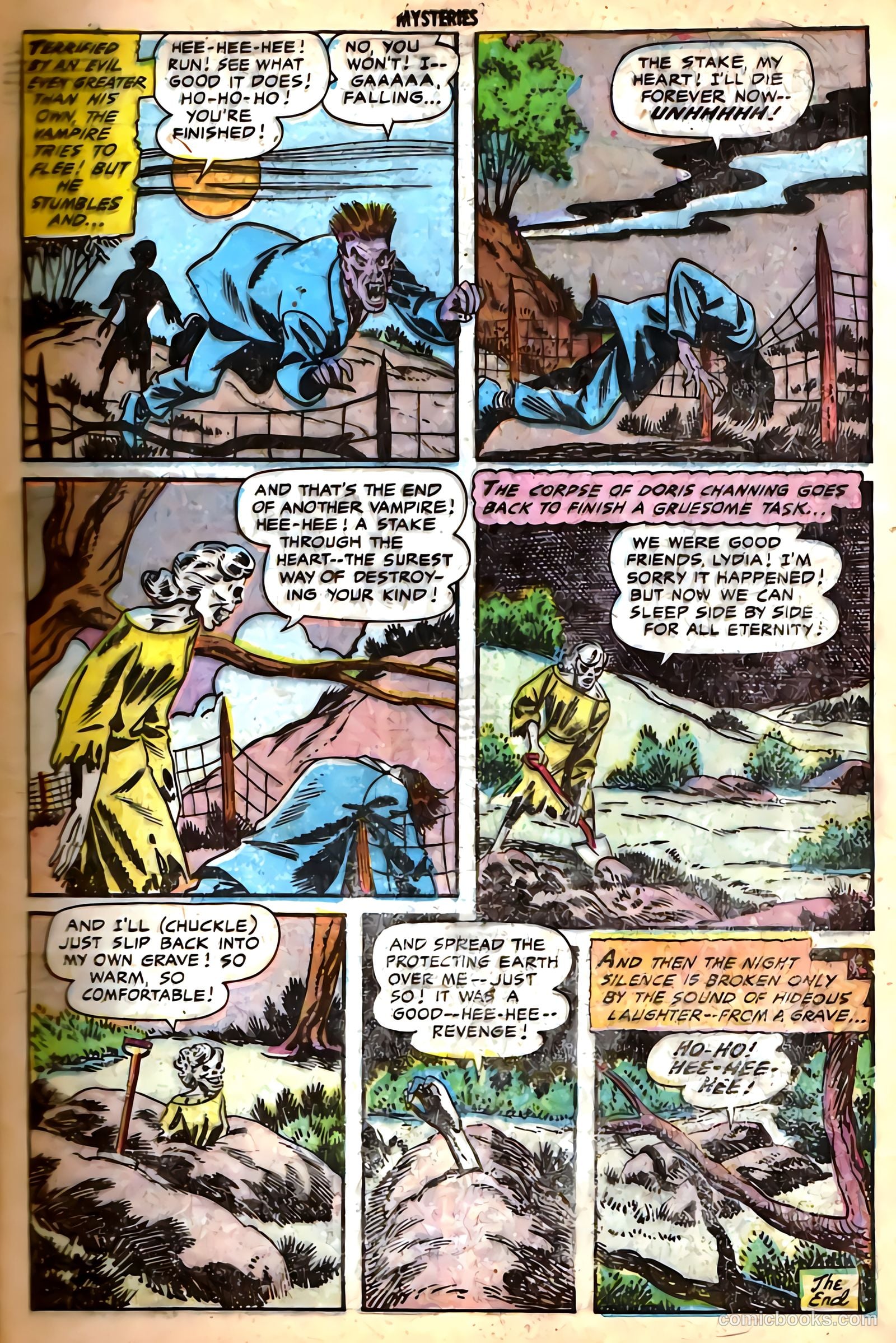 Mysteries Weird and Strange #8 (1954) — page 9 of 36