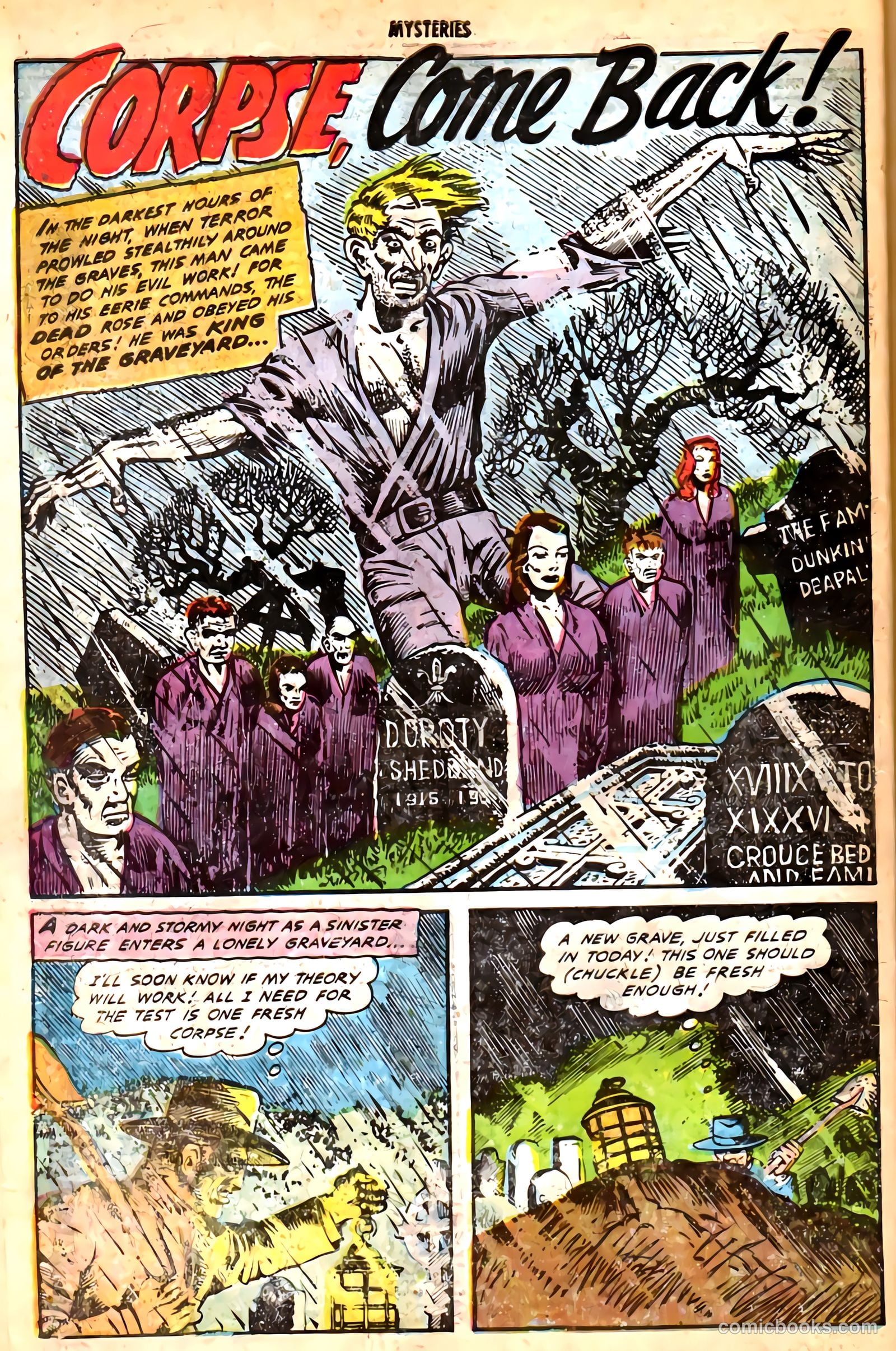 Mysteries Weird and Strange #8 (1954) — page 10 of 36