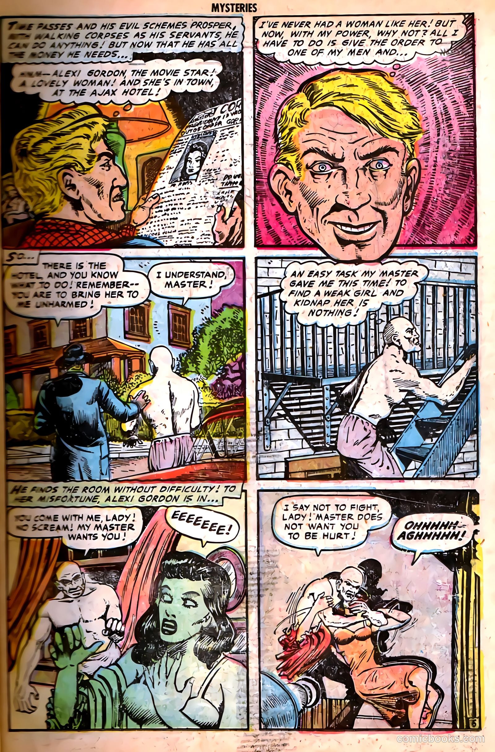 Mysteries Weird and Strange #8 (1954) — page 15 of 36