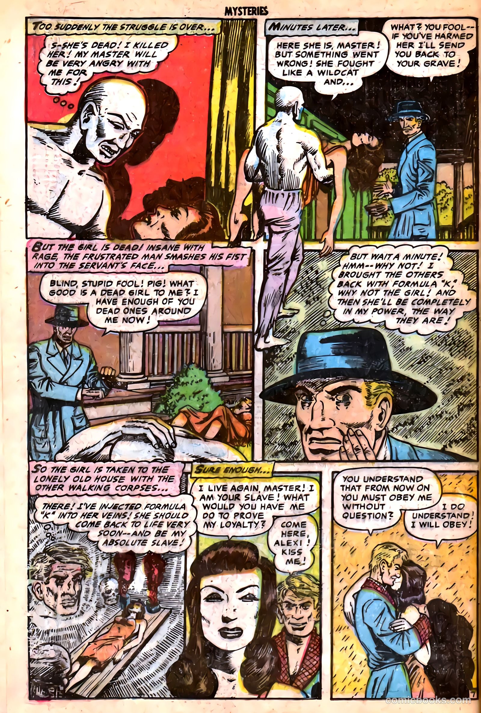 Mysteries Weird and Strange #8 (1954) — page 16 of 36