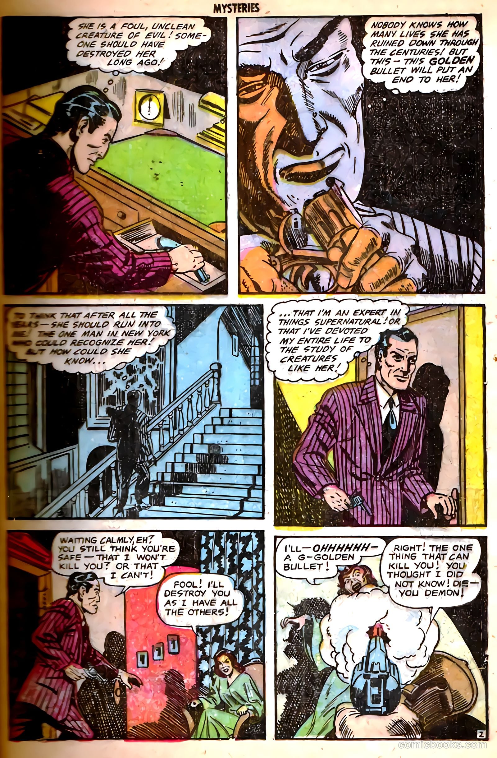 Mysteries Weird and Strange #8 (1954) — page 21 of 36