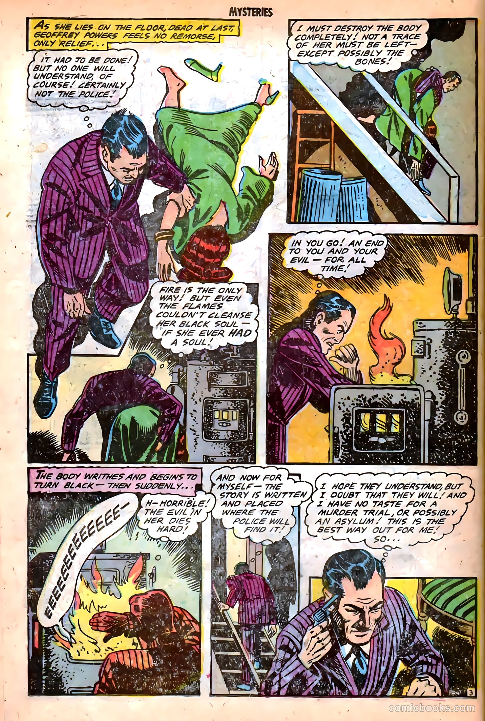 Mysteries Weird and Strange #8 (1954) — page 22 of 36