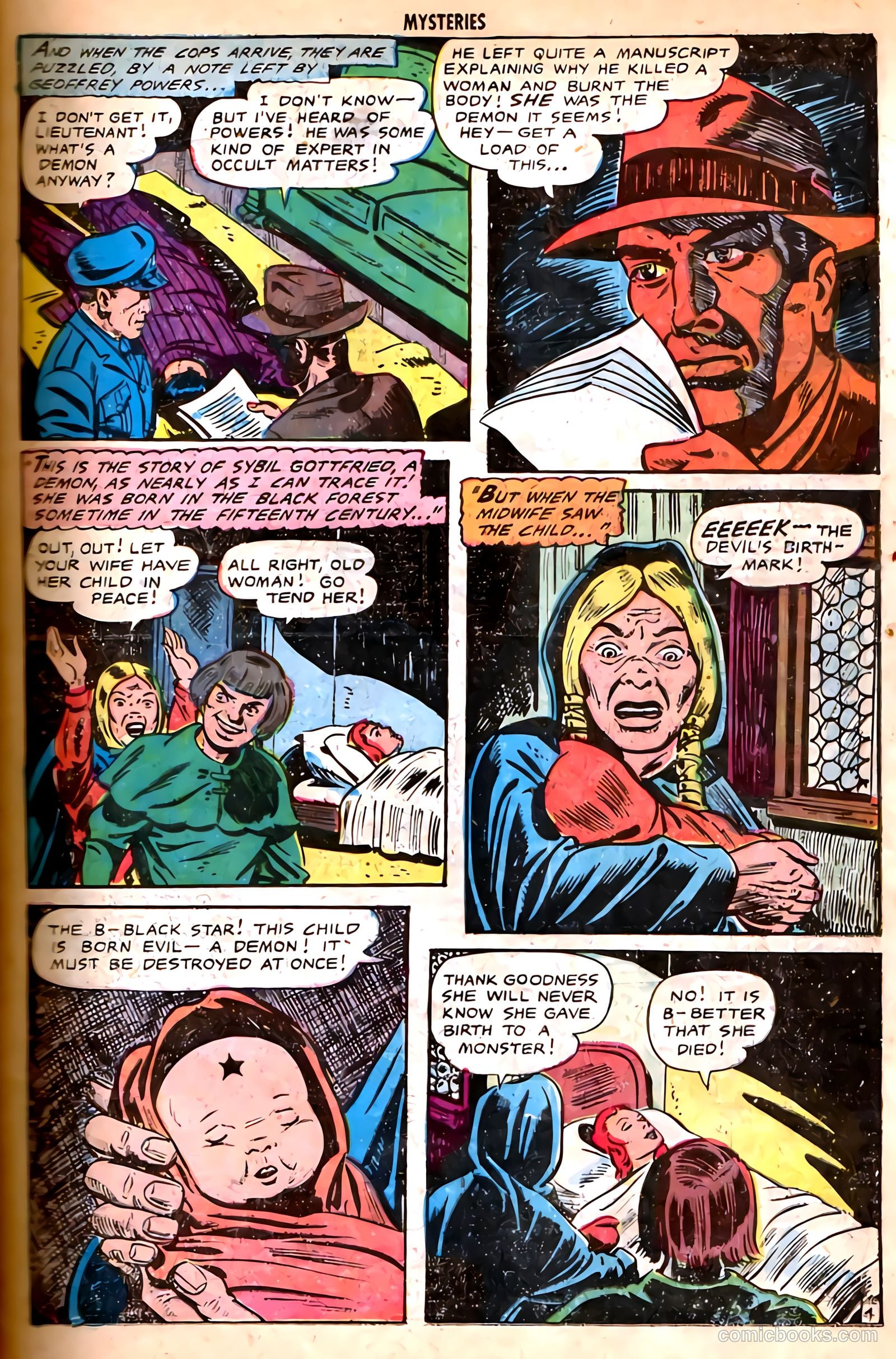 Mysteries Weird and Strange #8 (1954) — page 23 of 36