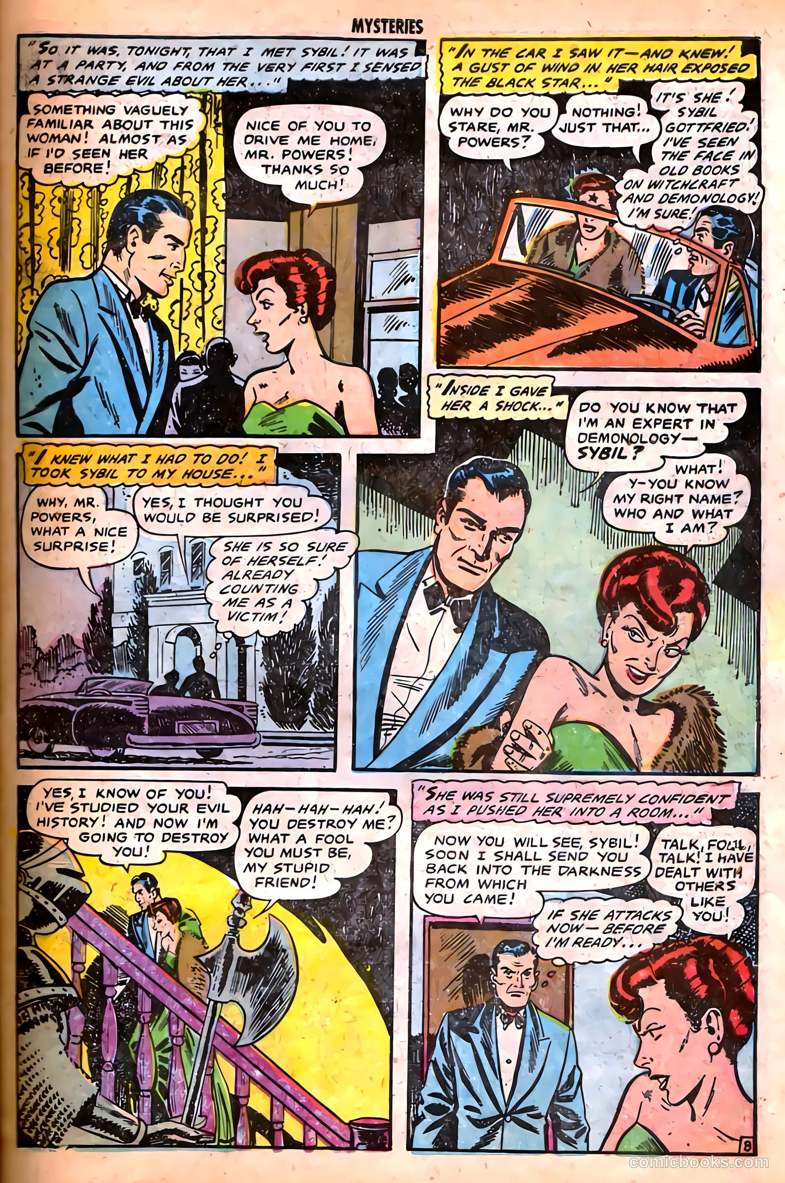 Mysteries Weird and Strange #8 (1954) — page 27 of 36
