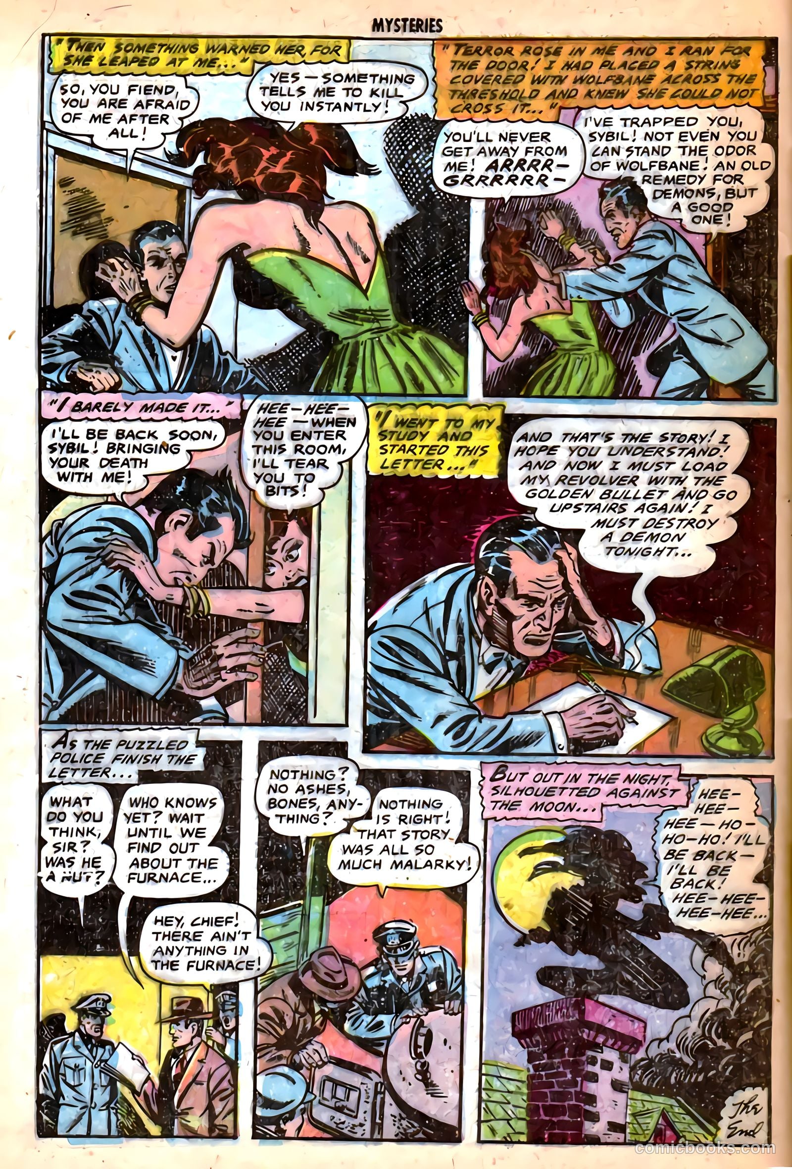 Mysteries Weird and Strange #8 (1954) — page 28 of 36