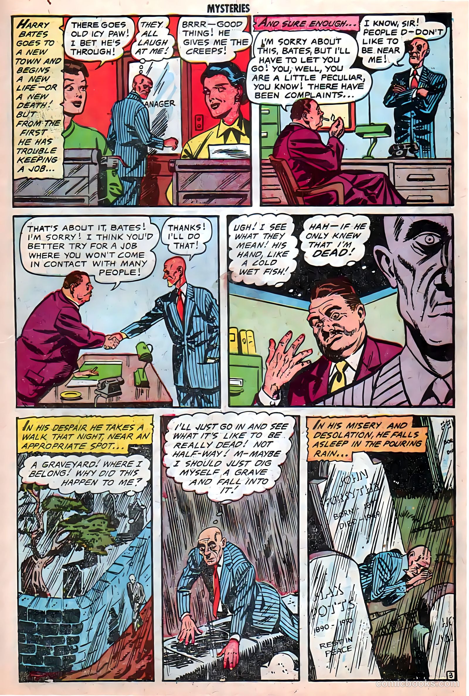 Mysteries Weird and Strange #8 (1954) — page 31 of 36