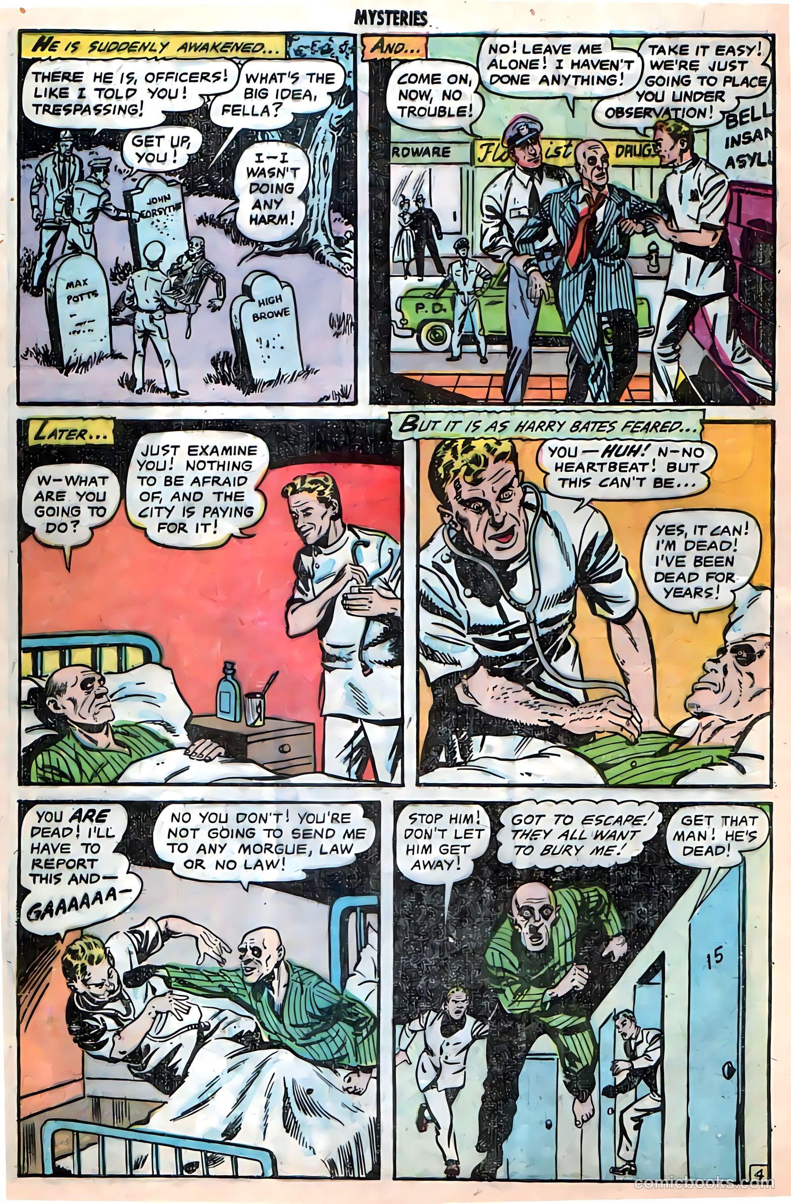 Mysteries Weird and Strange #8 (1954) — page 32 of 36