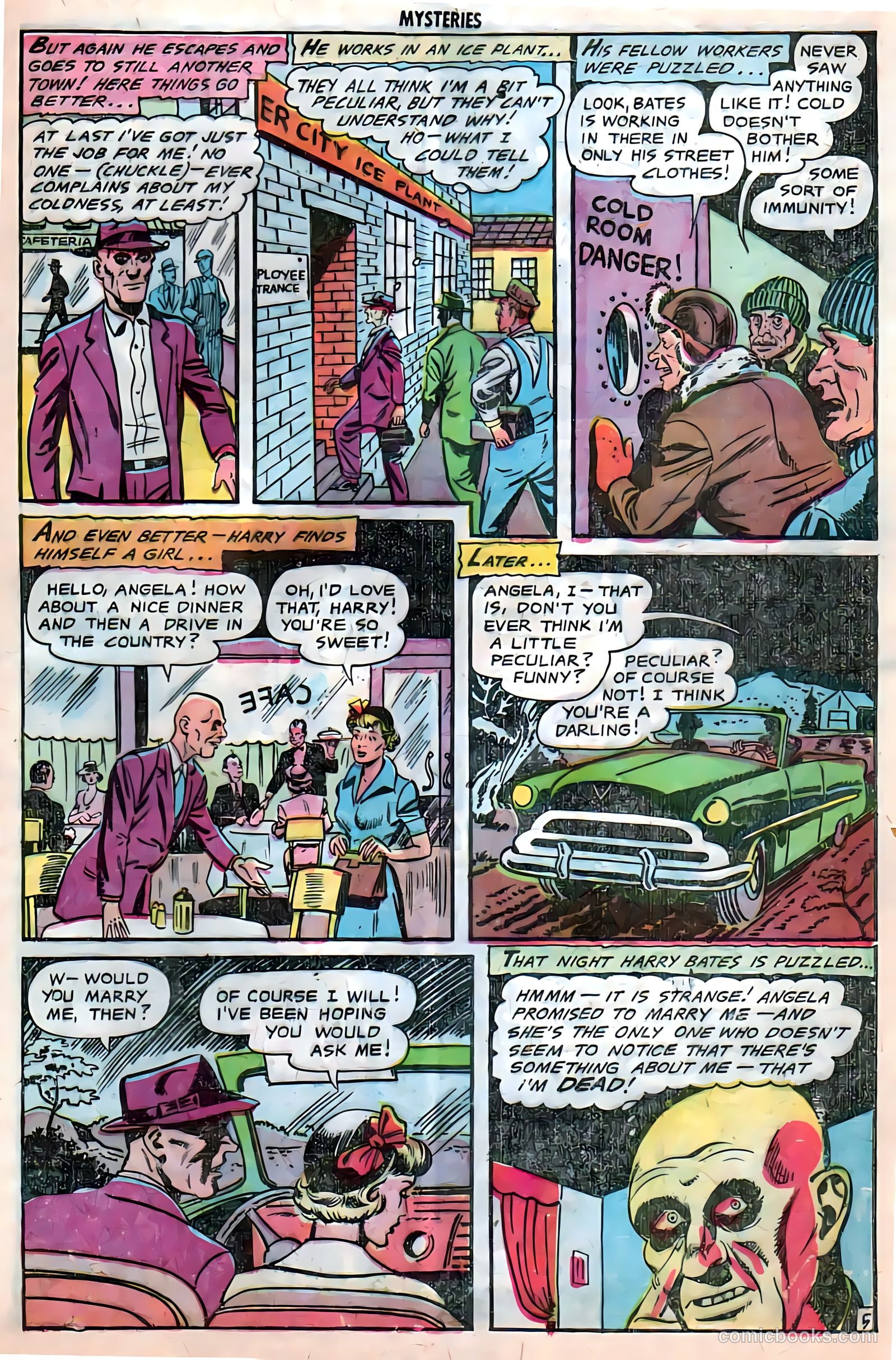 Mysteries Weird and Strange #8 (1954) — page 33 of 36