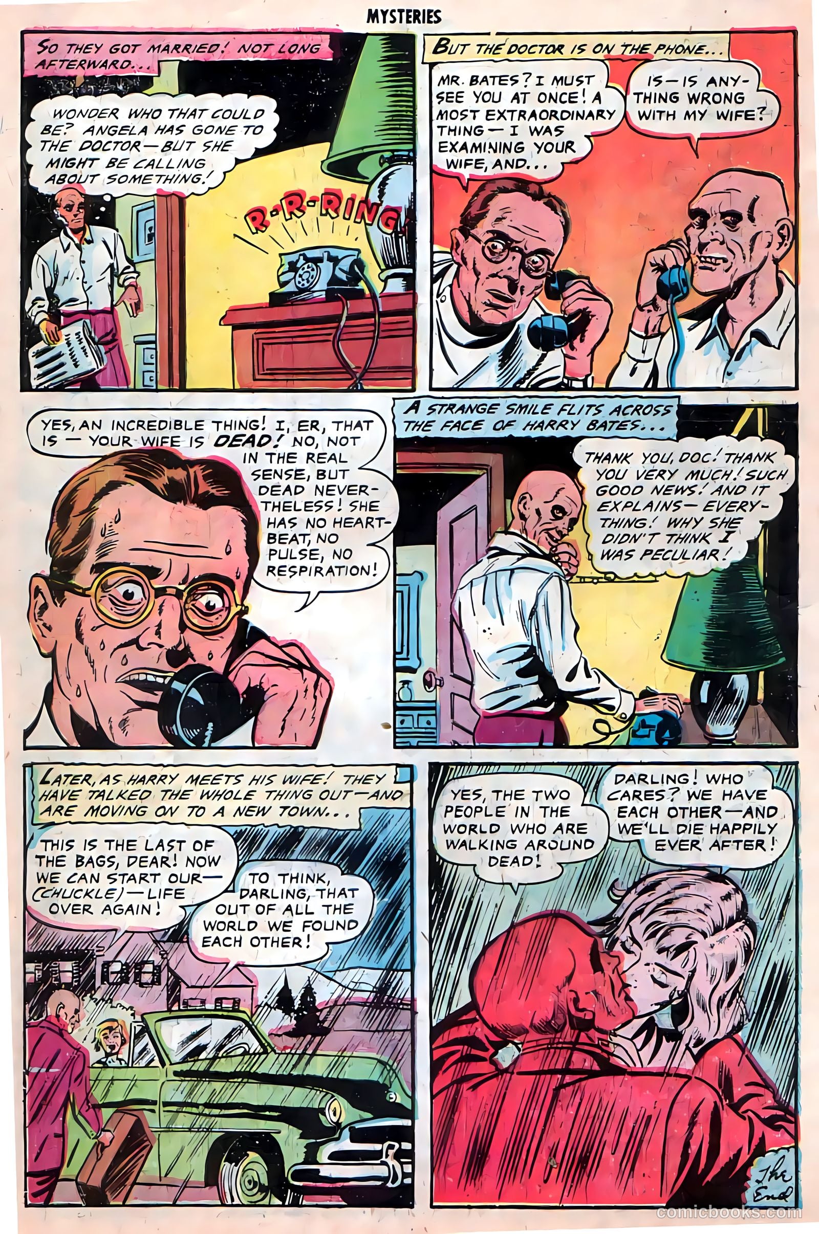 Mysteries Weird and Strange #8 (1954) — page 34 of 36