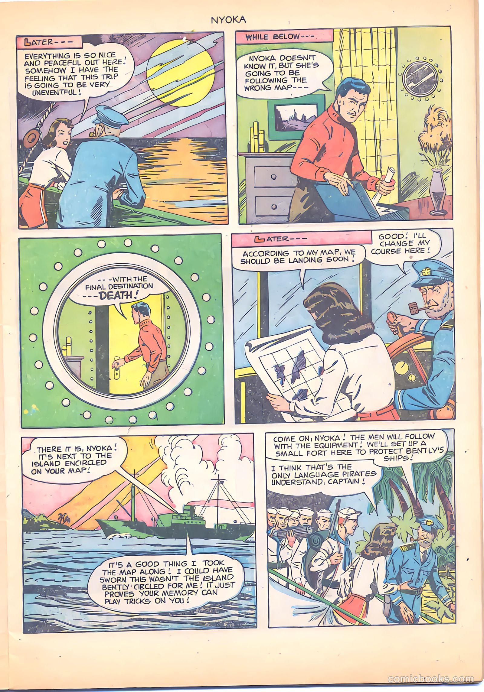 Nyoka the Jungle Girl #62 (1951) — page 7 of 36