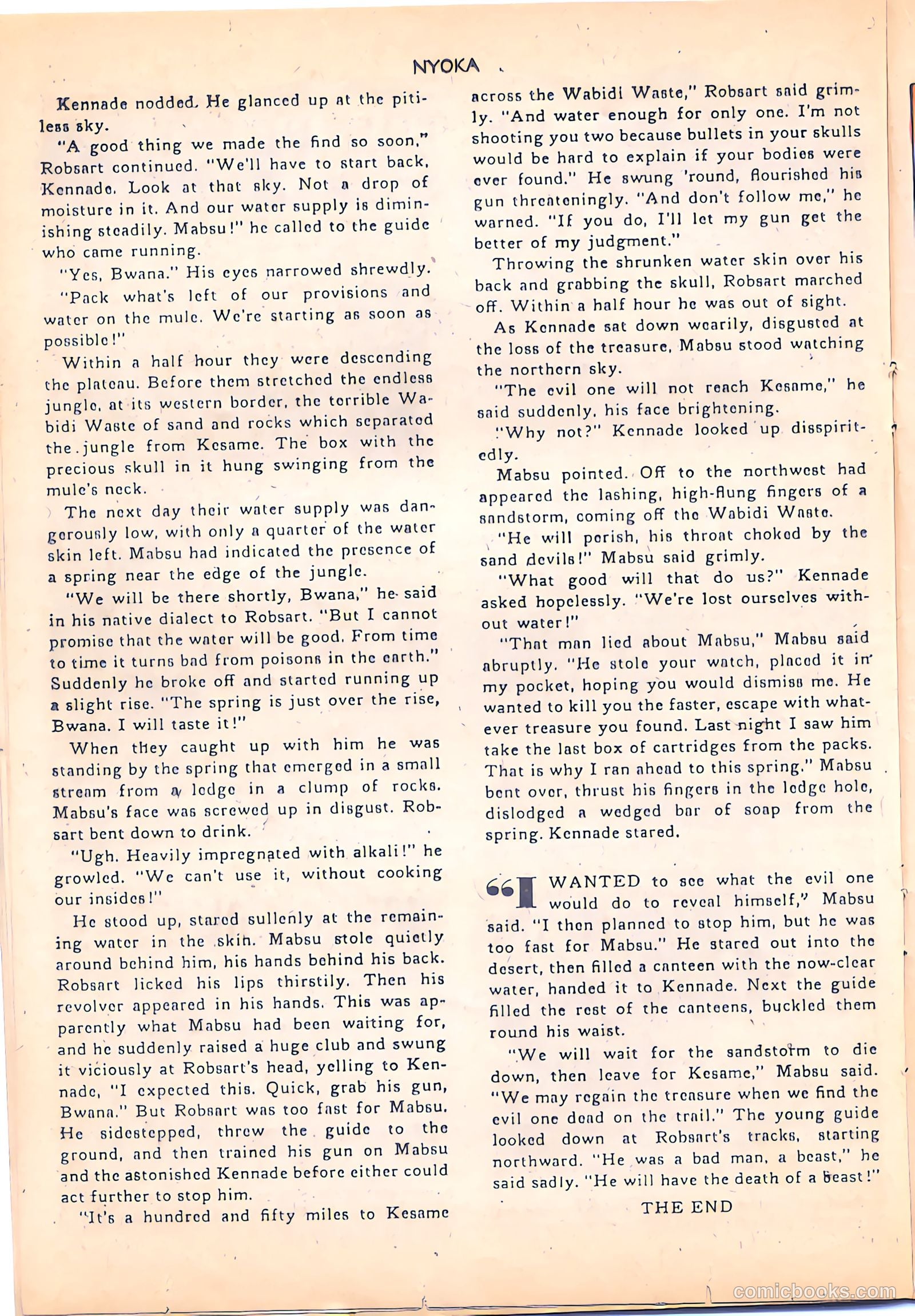 Nyoka the Jungle Girl #62 (1951) — page 22 of 36
