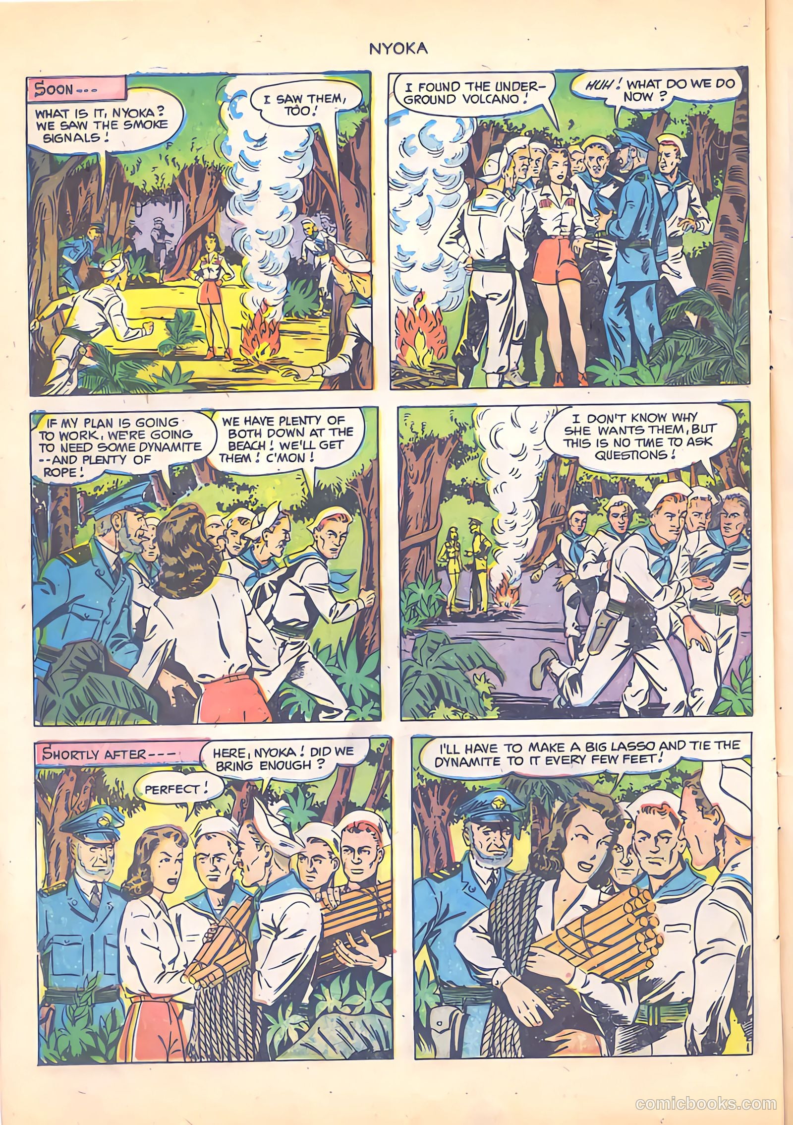 Nyoka the Jungle Girl #62 (1951) — page 26 of 36