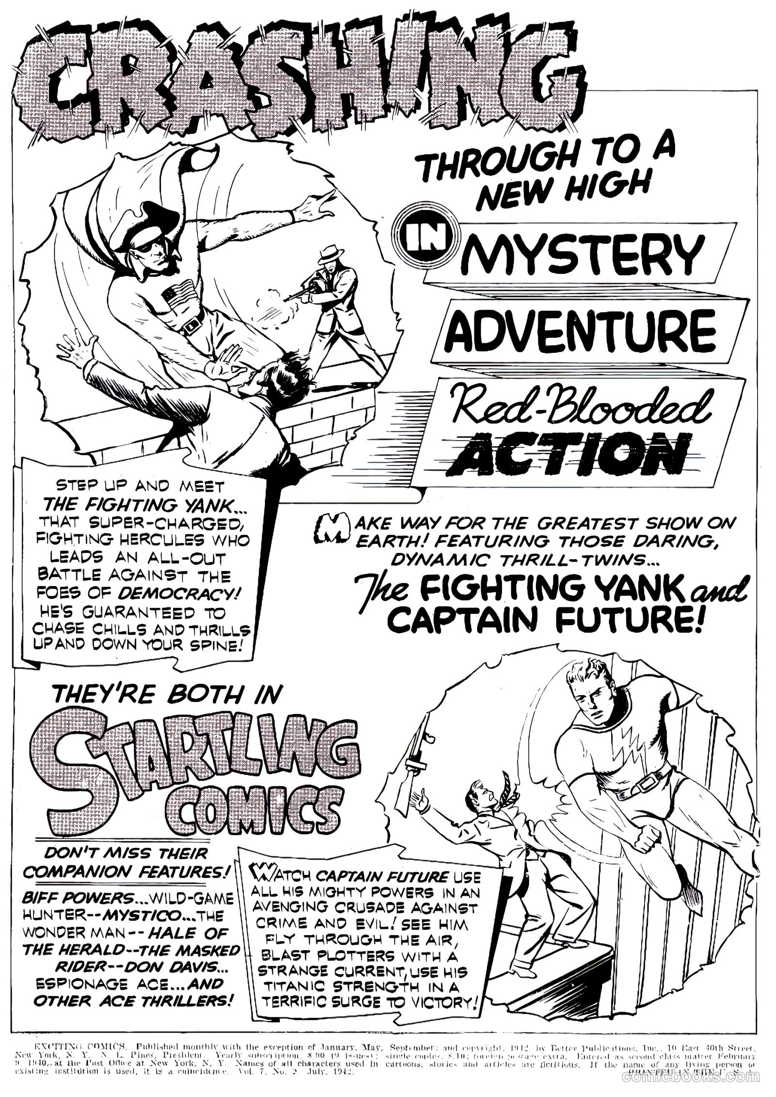 Exciting Comics #20 (1942) — page 3 of 67