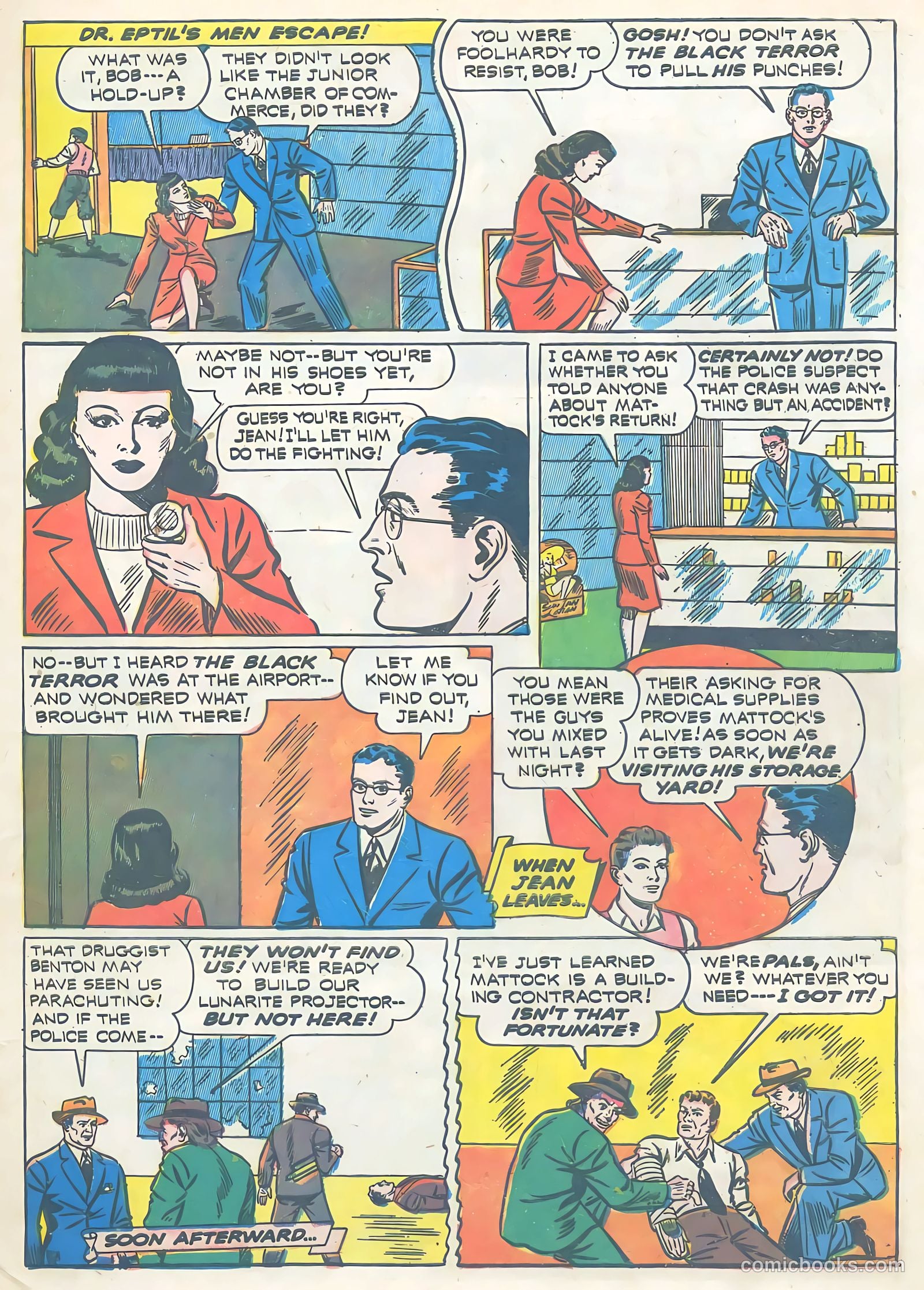 Exciting Comics #20 (1942) — page 10 of 67