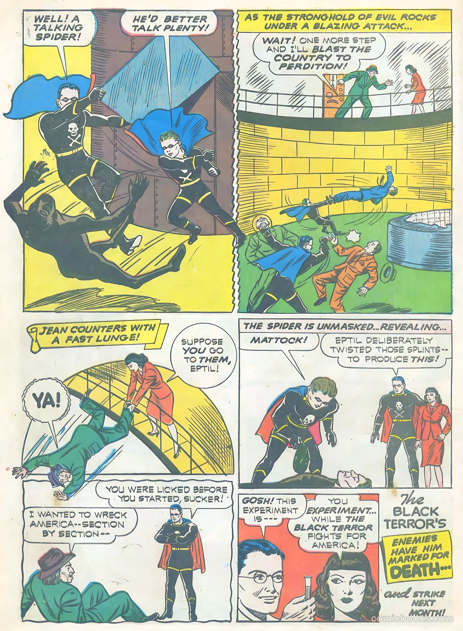 Exciting Comics #20 (1942) — page 17 of 67
