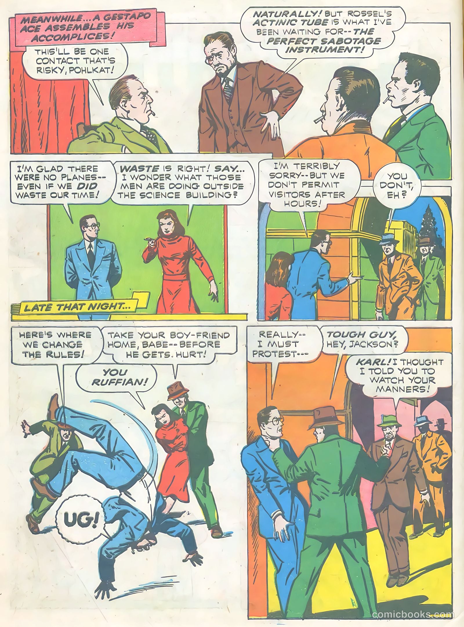 Exciting Comics #20 (1942) — page 19 of 67
