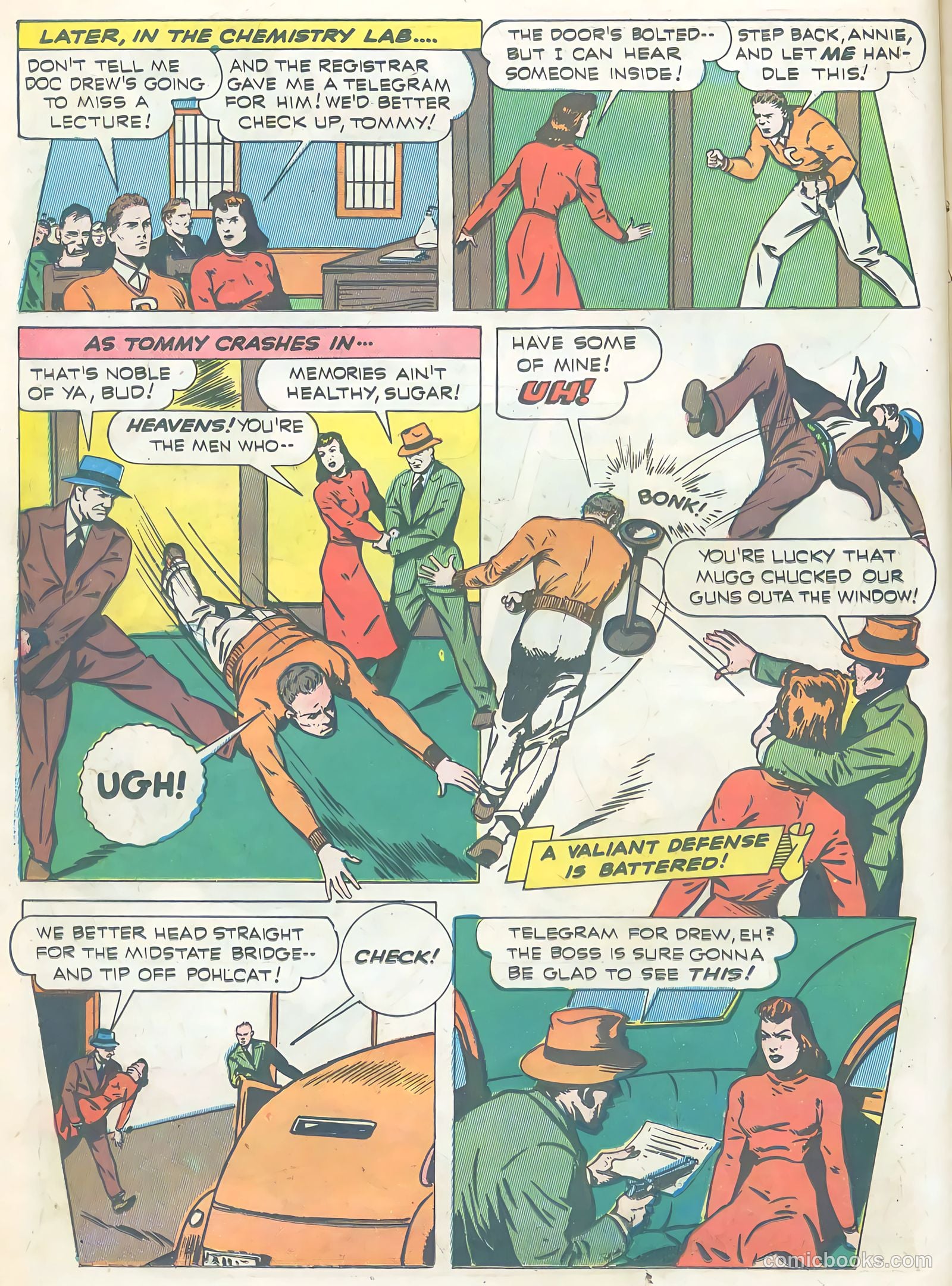 Exciting Comics #20 (1942) — page 23 of 67