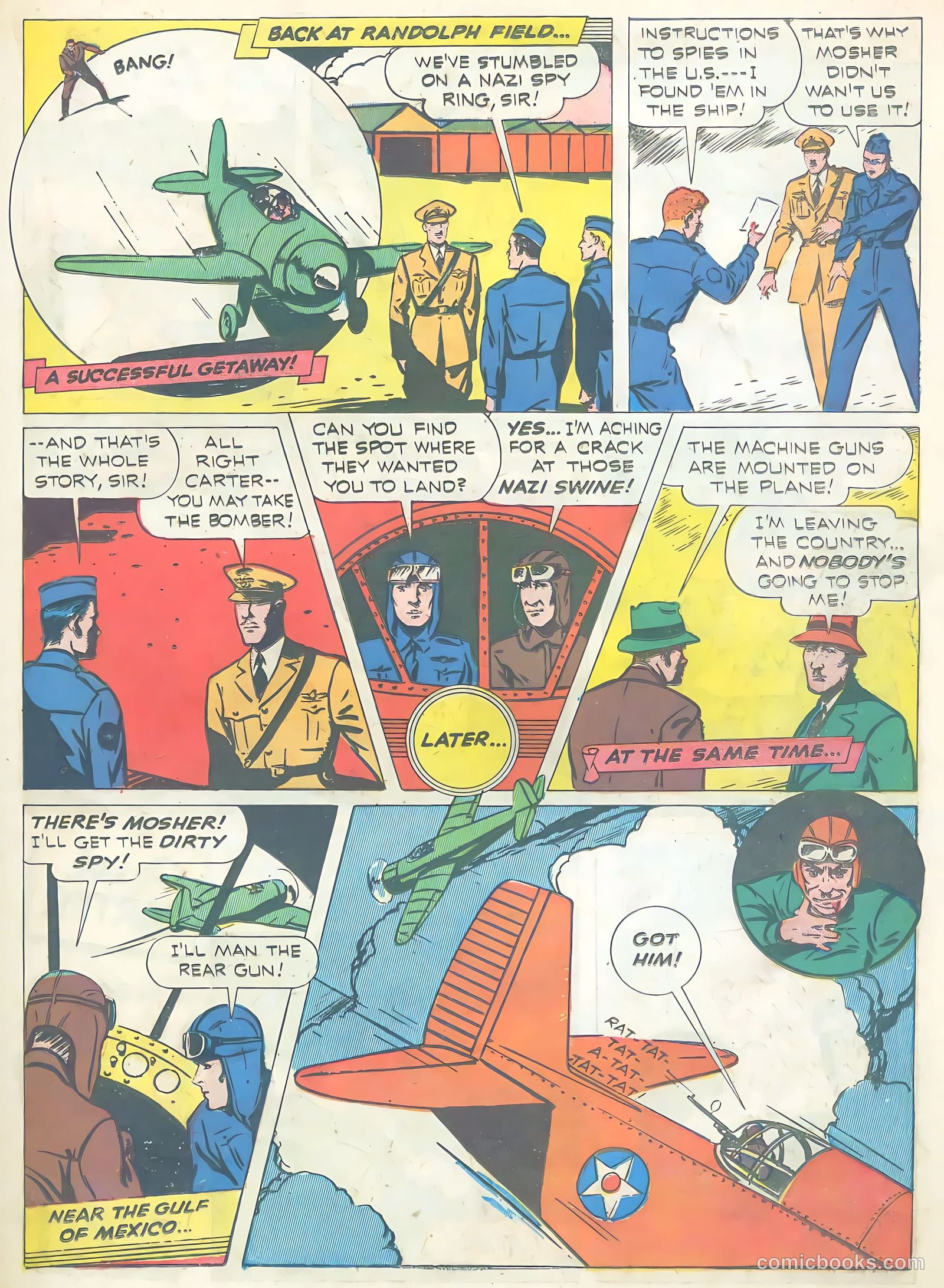 Exciting Comics #20 (1942) — page 36 of 67