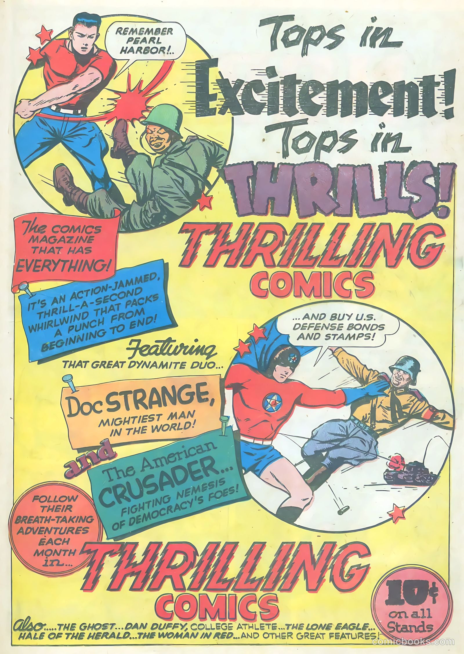 Exciting Comics #20 (1942) — page 38 of 67