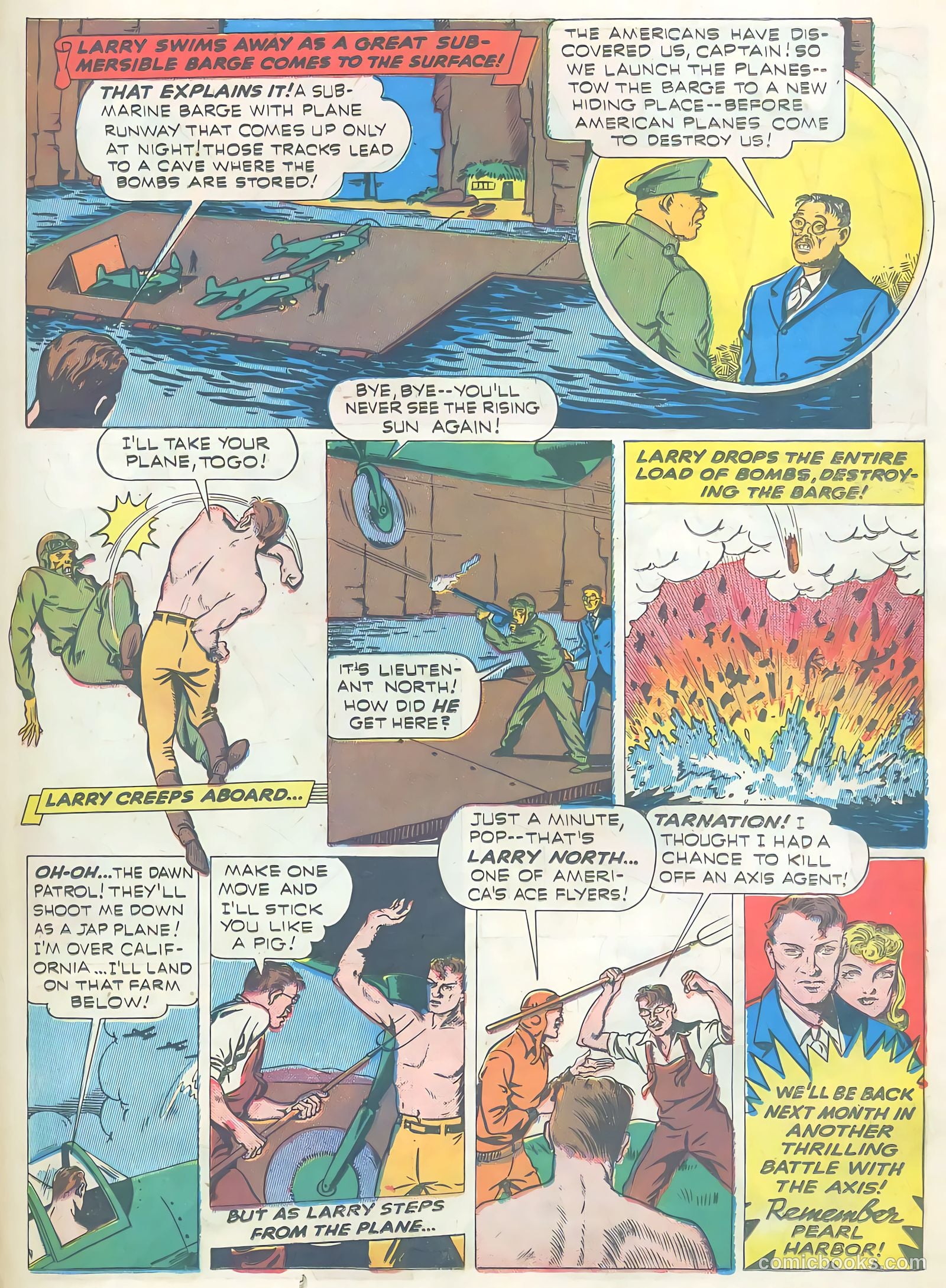 Exciting Comics #20 (1942) — page 44 of 67