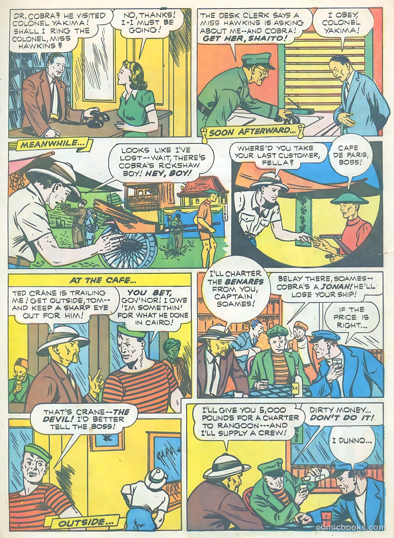 Exciting Comics #20 (1942) — page 54 of 67