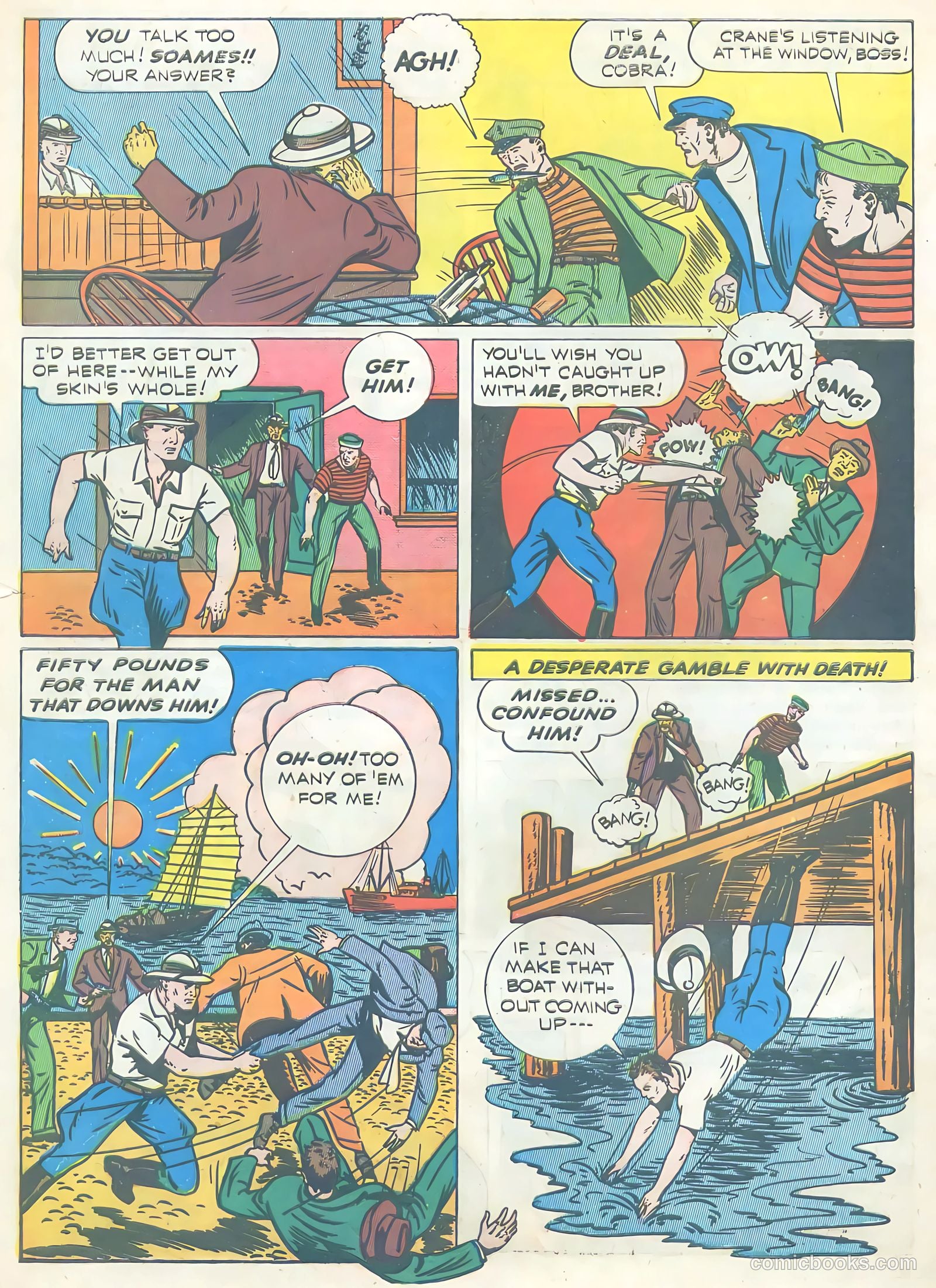 Exciting Comics #20 (1942) — page 55 of 67
