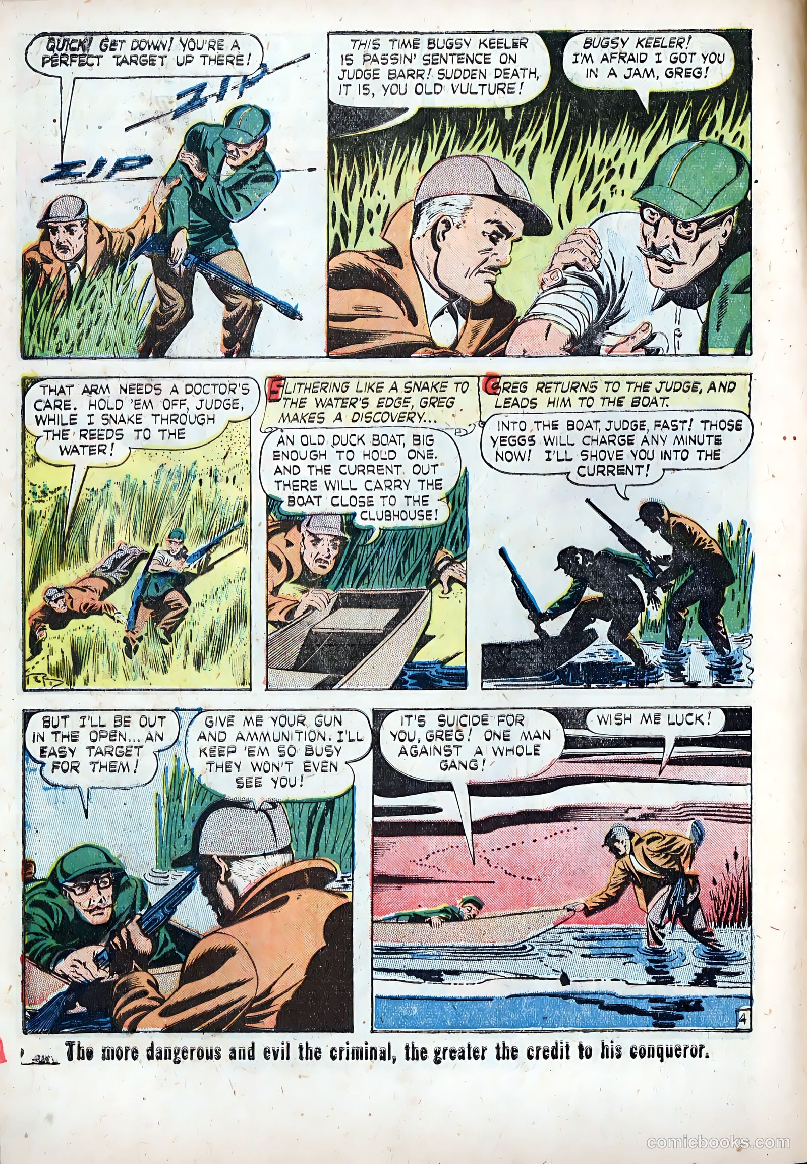Guns Against Gangsters #5 (1948) — page 6 of 36