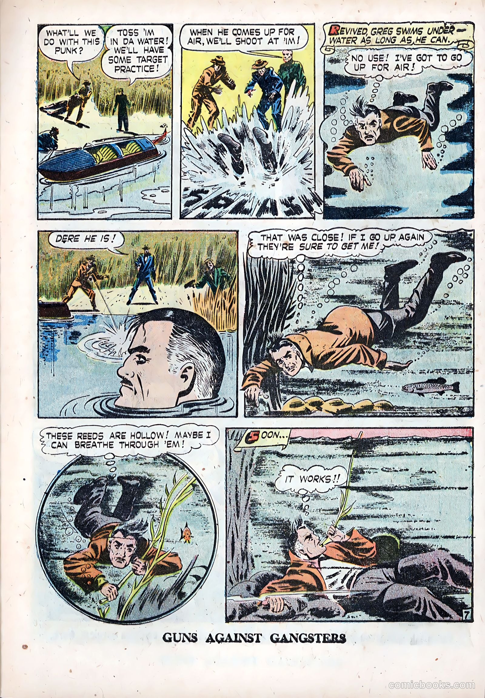 Guns Against Gangsters #5 (1948) — page 9 of 36
