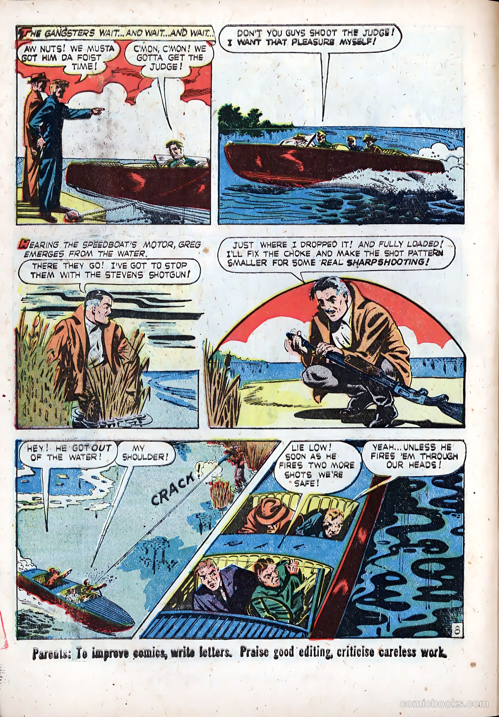 Guns Against Gangsters #5 (1948) — page 10 of 36