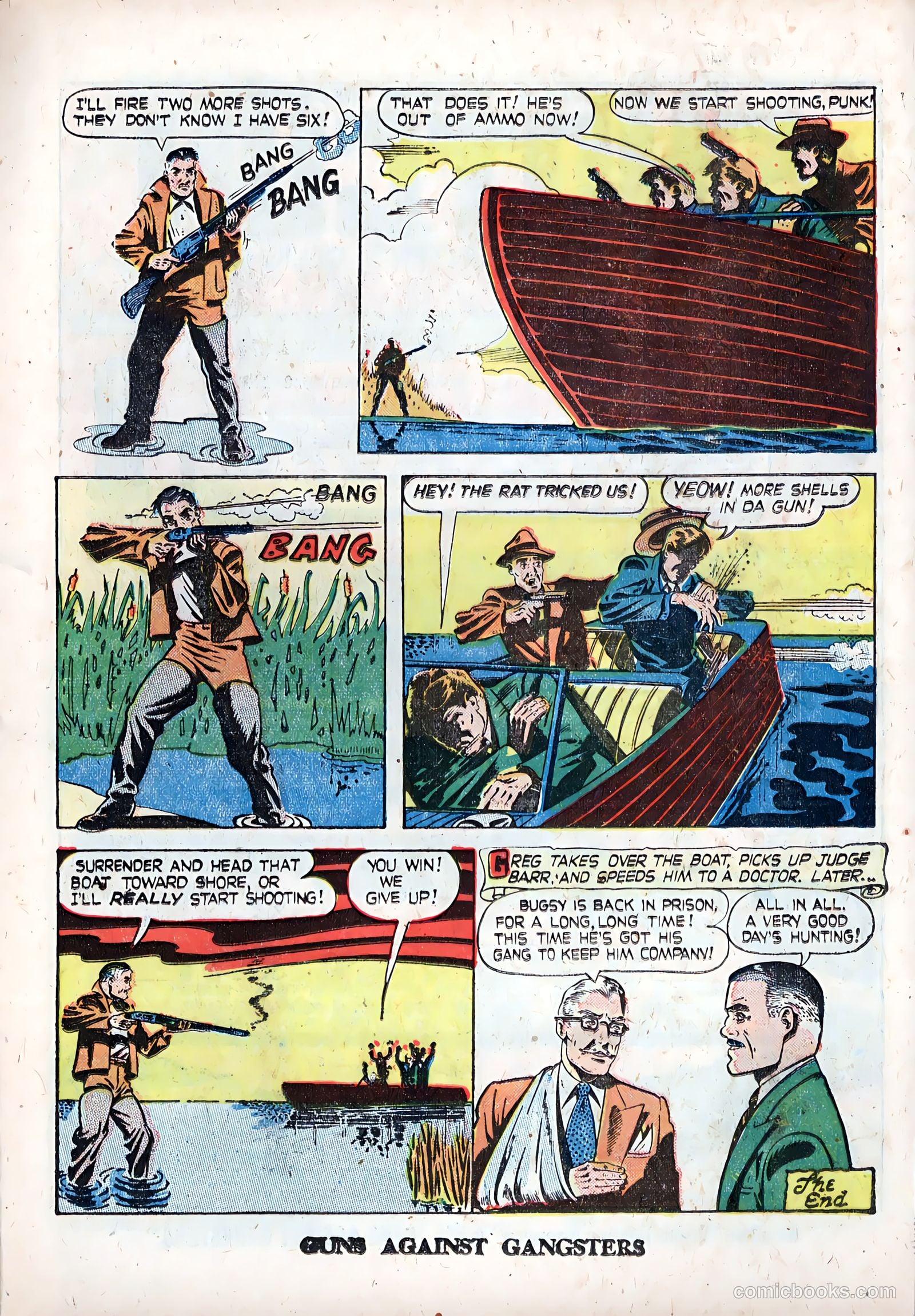 Guns Against Gangsters #5 (1948) — page 11 of 36
