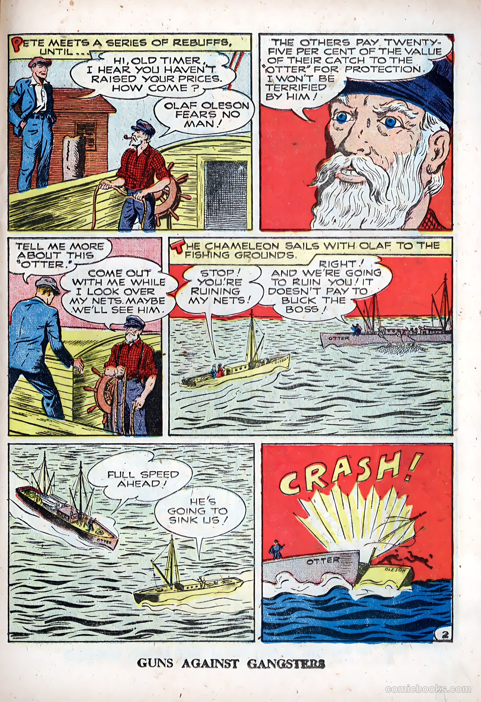 Guns Against Gangsters #5 (1948) — page 23 of 36