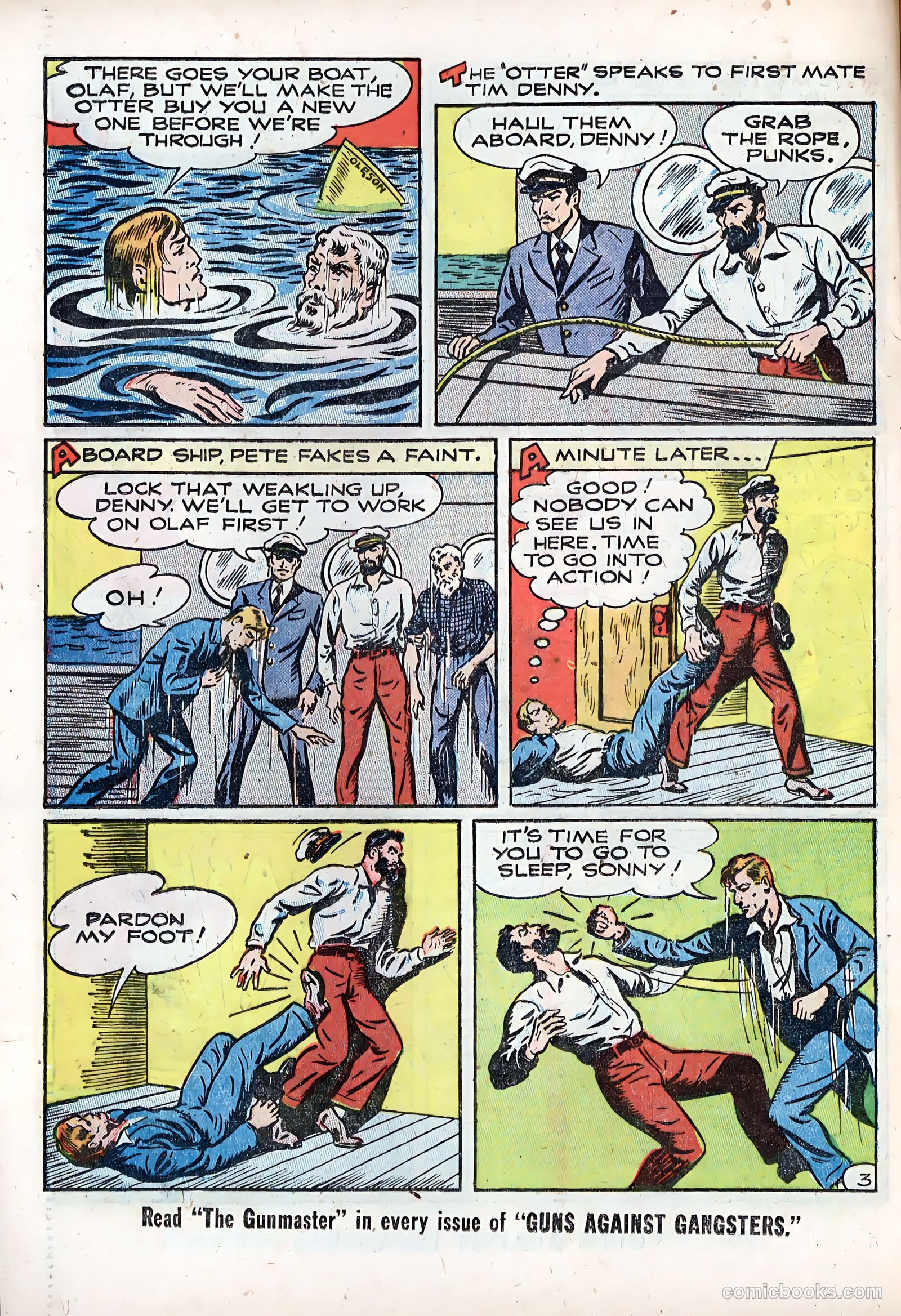 Guns Against Gangsters #5 (1948) — page 24 of 36