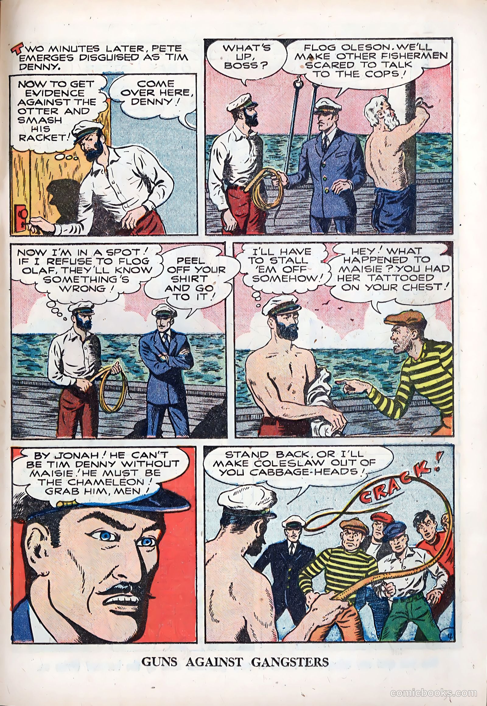 Guns Against Gangsters #5 (1948) — page 25 of 36