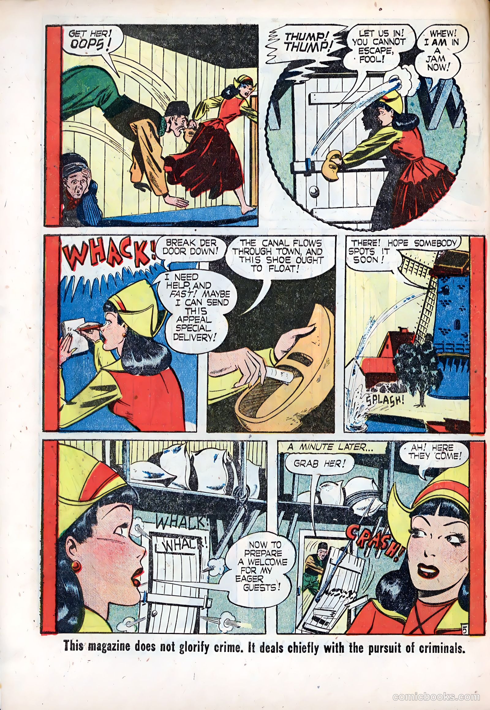 Guns Against Gangsters #5 (1948) — page 32 of 36