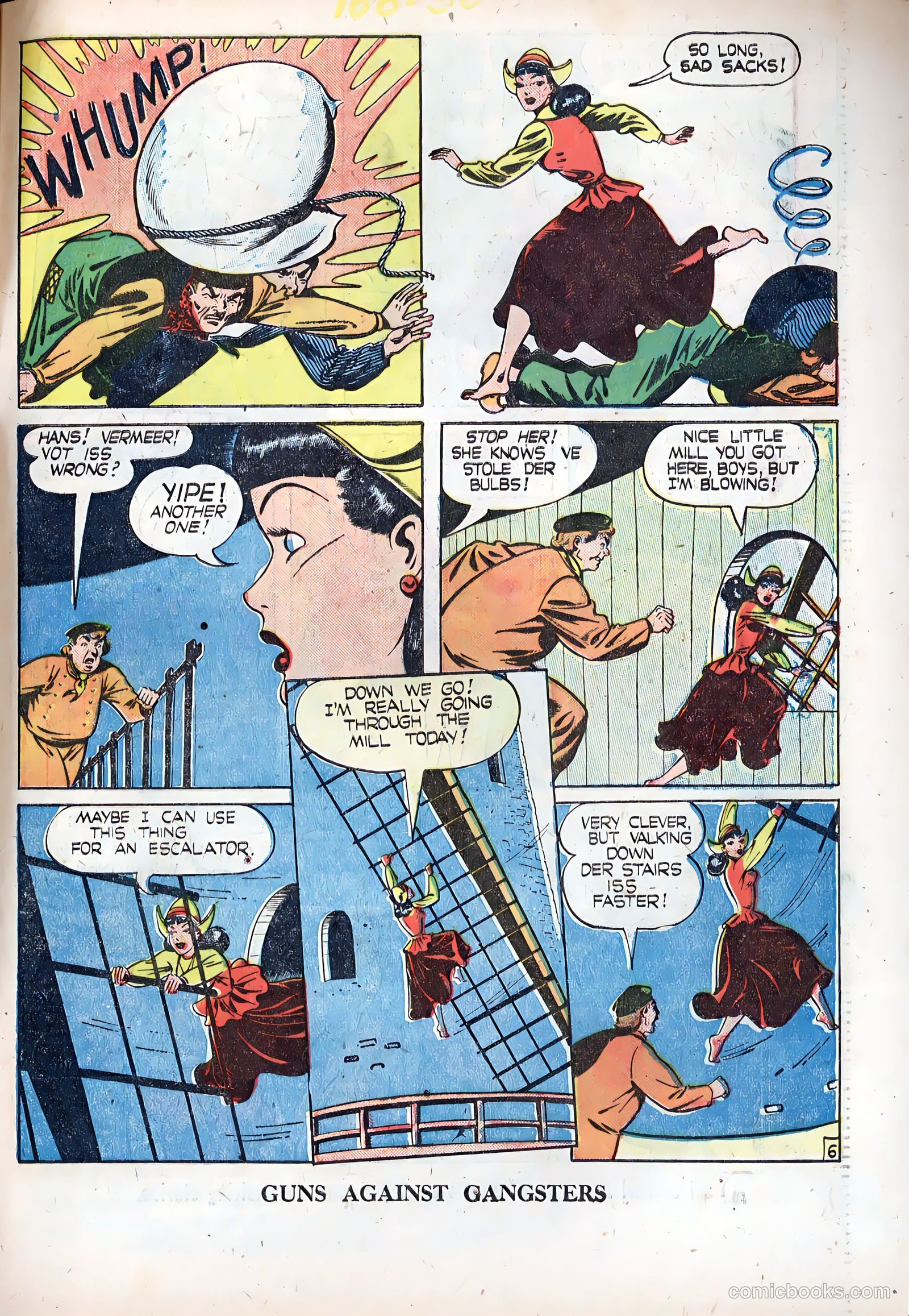 Guns Against Gangsters #5 (1948) — page 33 of 36