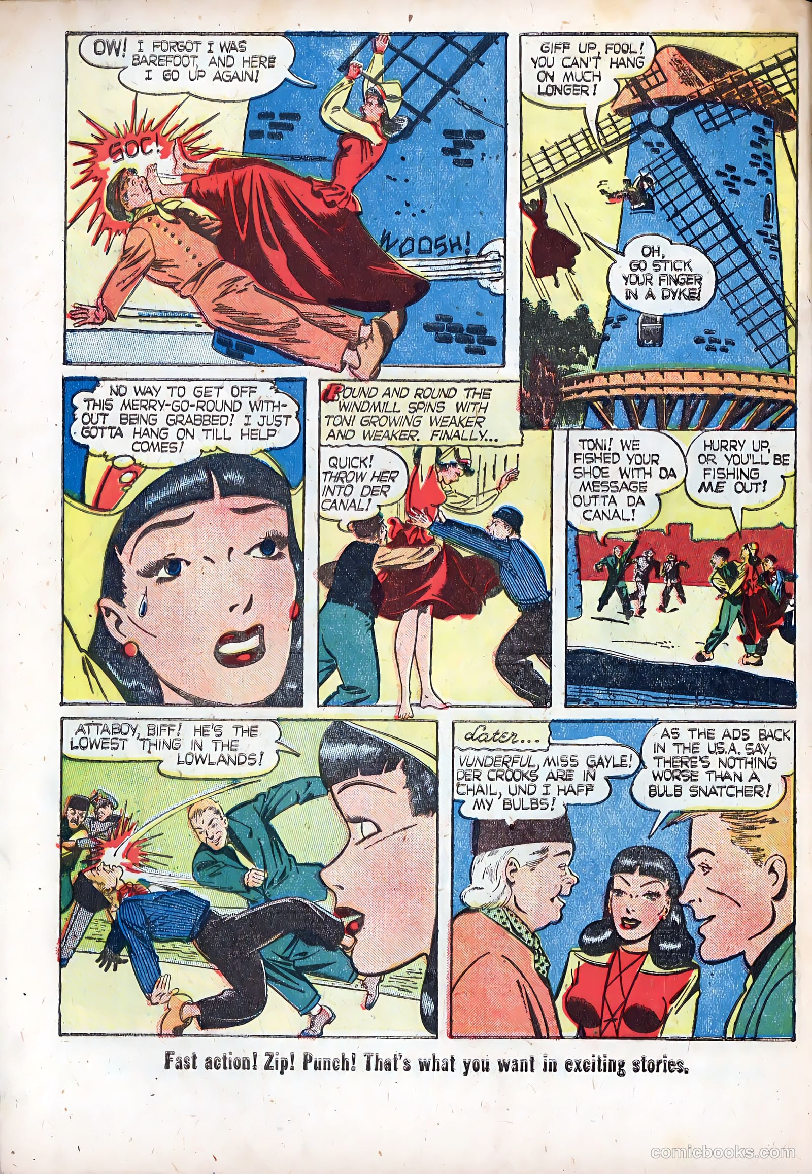 Guns Against Gangsters #5 (1948) — page 34 of 36