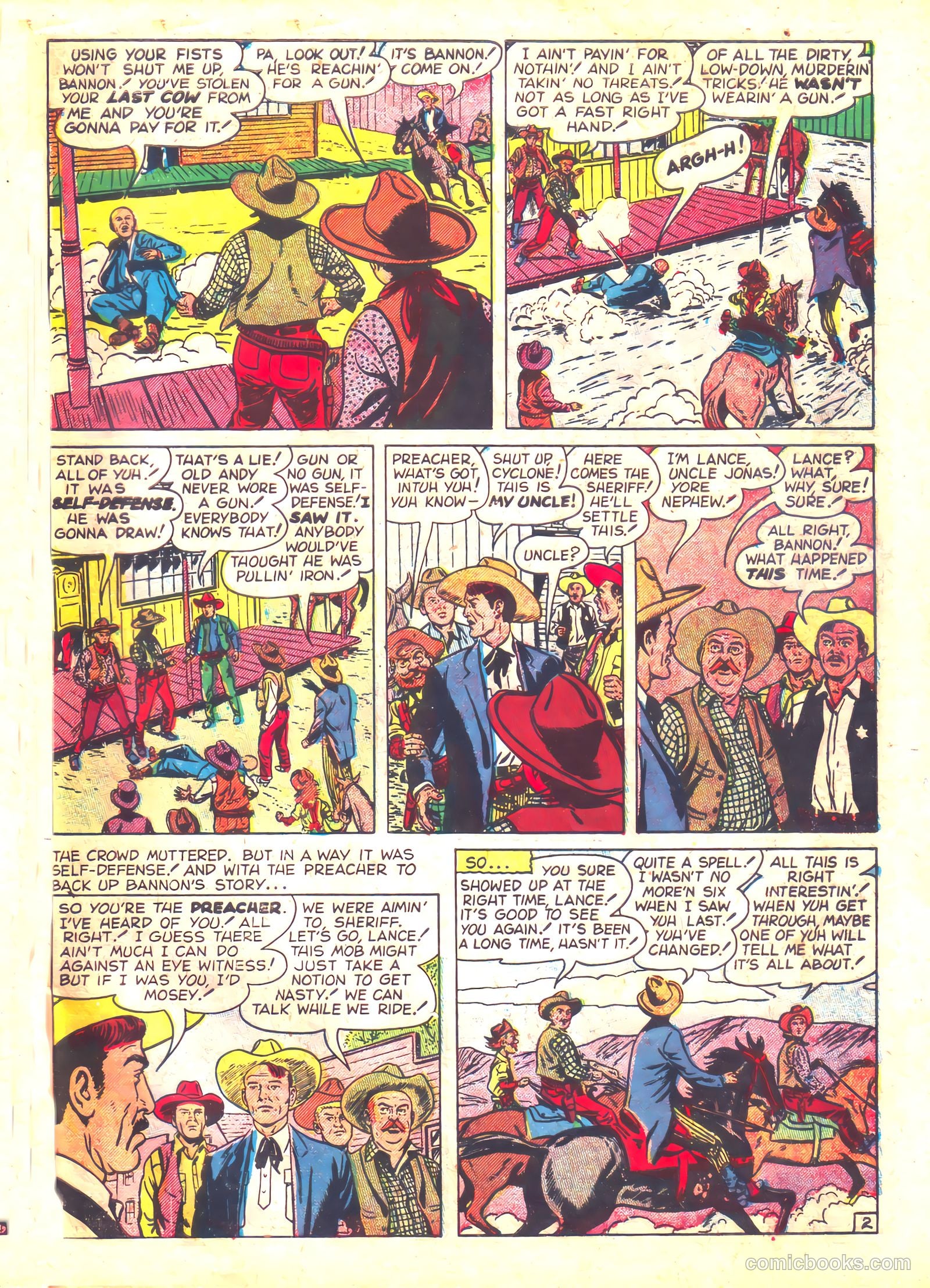 Prize Comics Western #87 (1950) — page 44 of 53