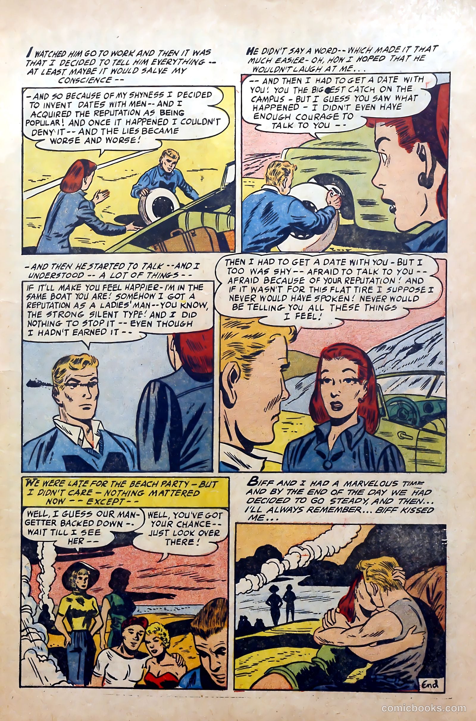 All True Romance #31 (1955) — page 9 of 36