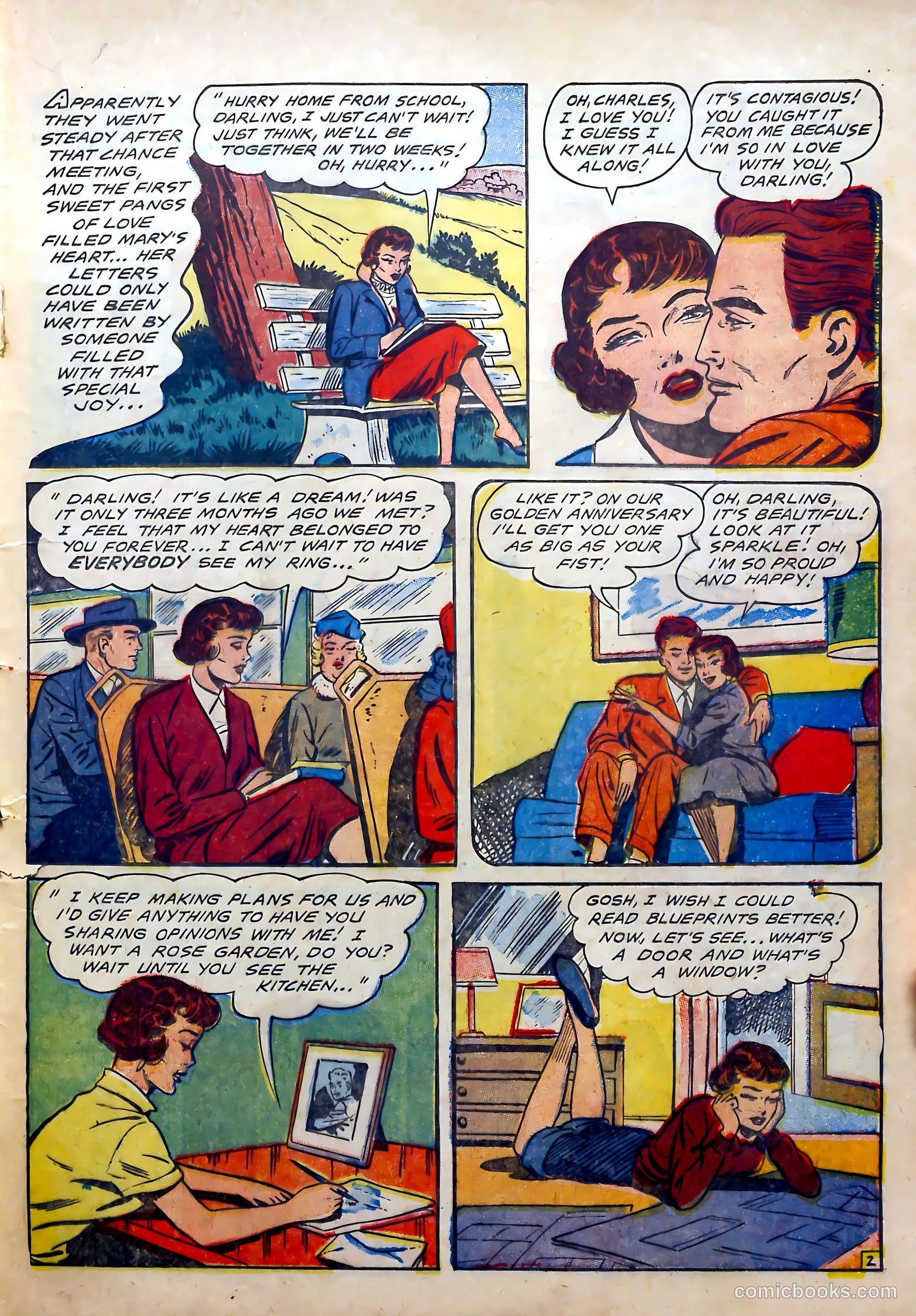All True Romance #31 (1955) — page 19 of 36