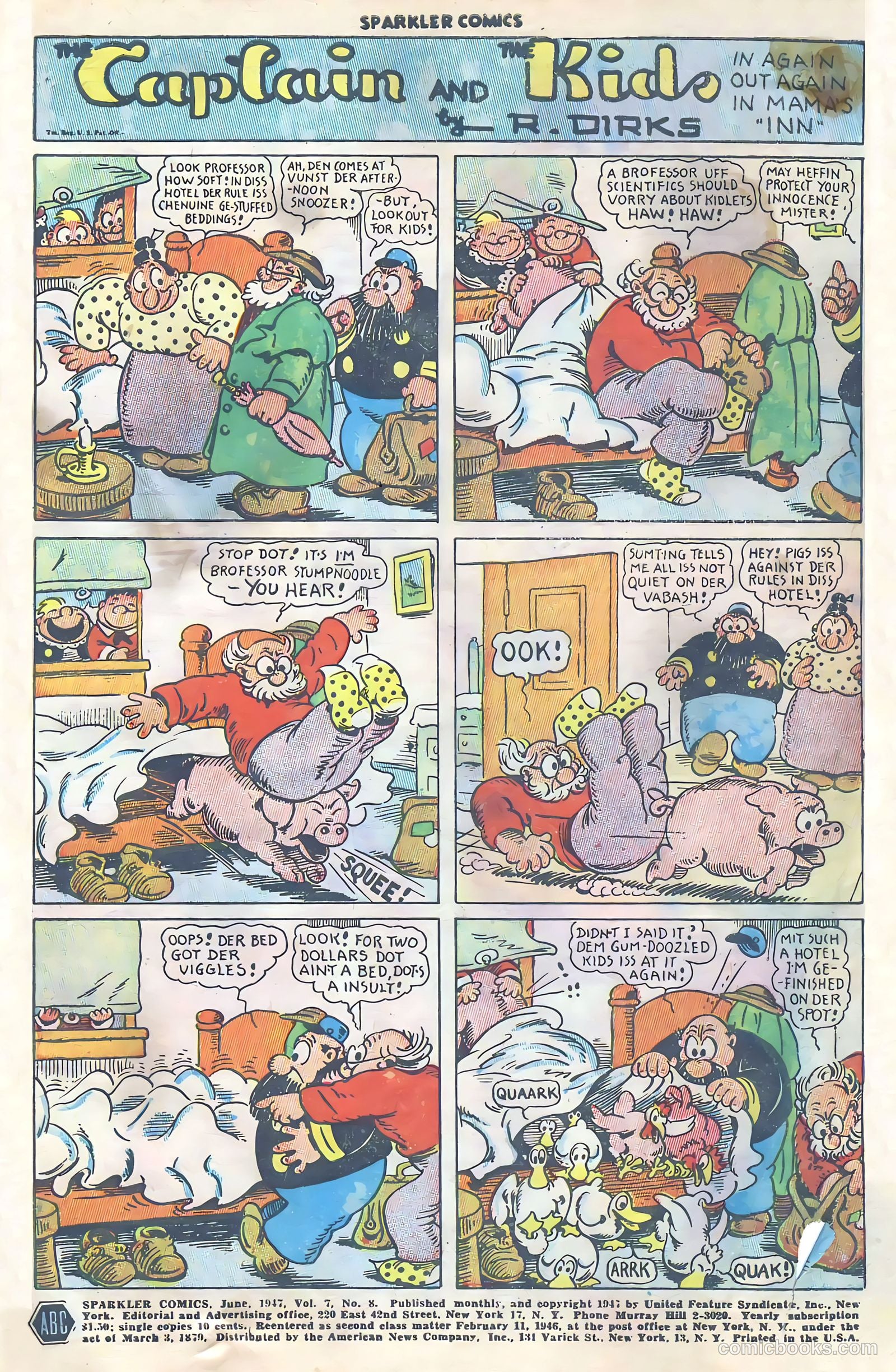Sparkler Comics #68 (1947) — page 3 of 32