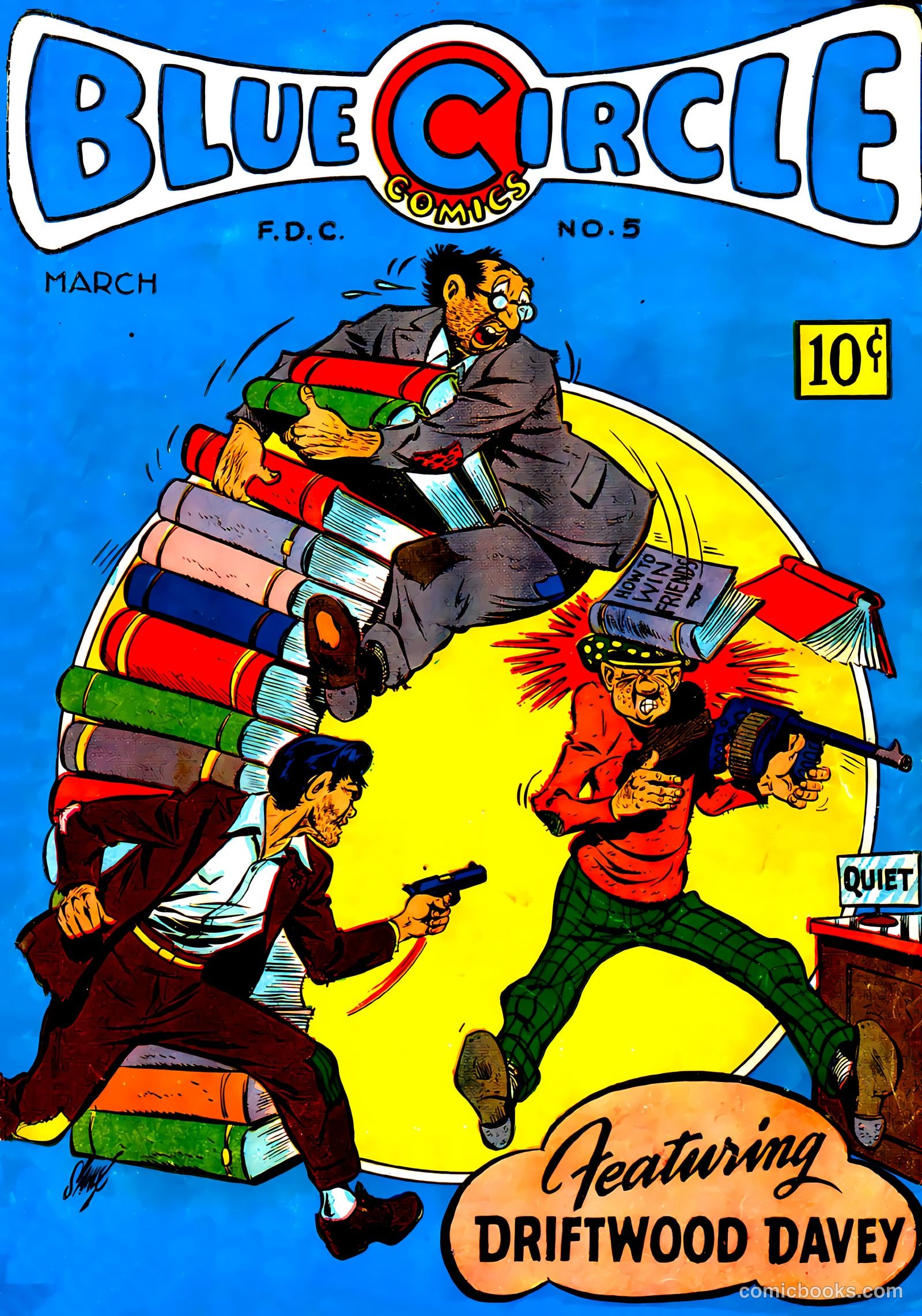 Blue Circle Comics #5 (1944) — page 1 of 52