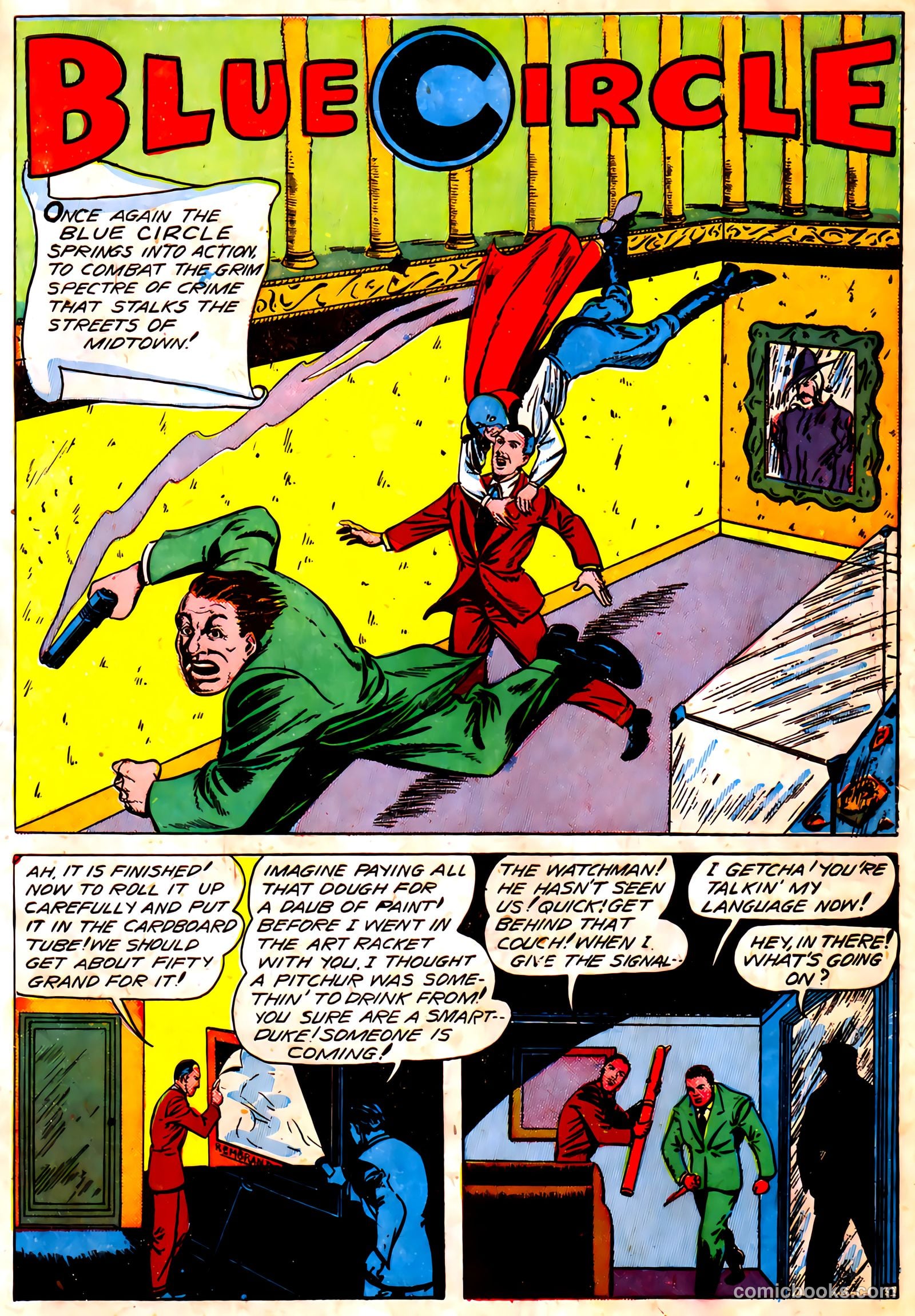 Blue Circle Comics #5 (1944) — page 3 of 52