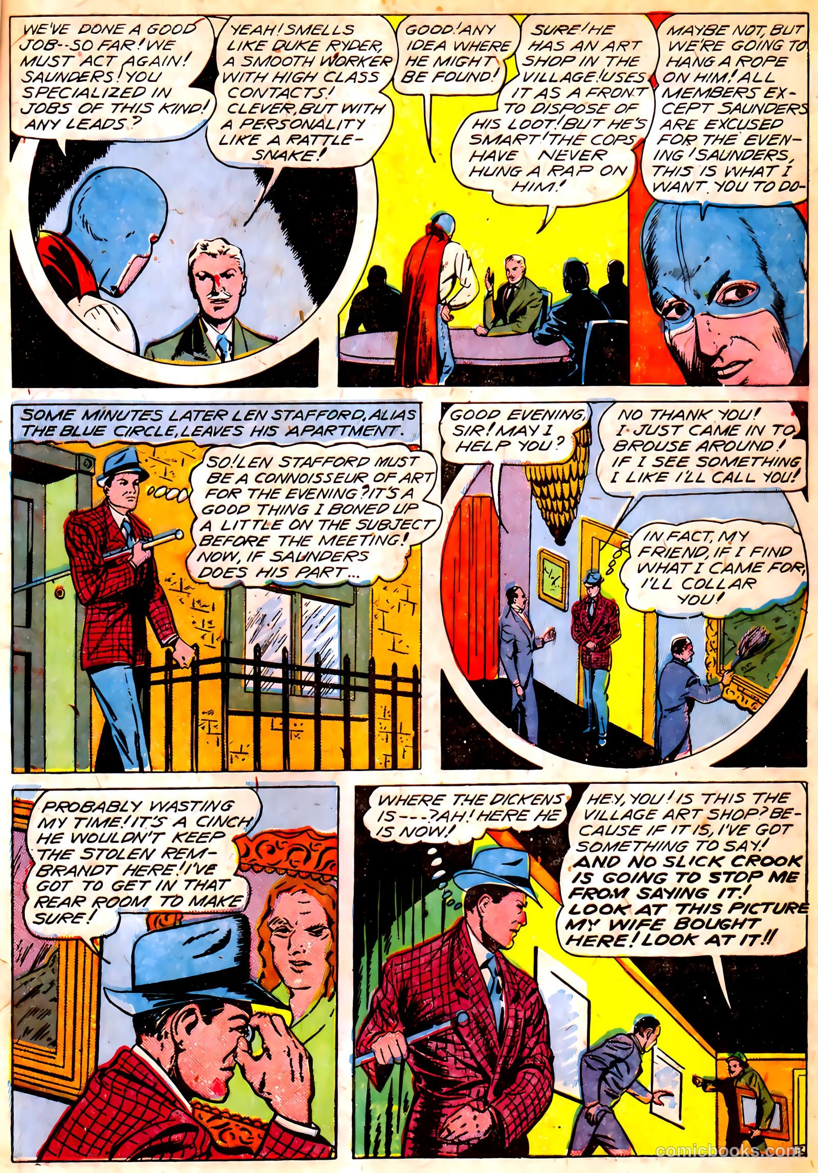 Blue Circle Comics #5 (1944) — page 5 of 52