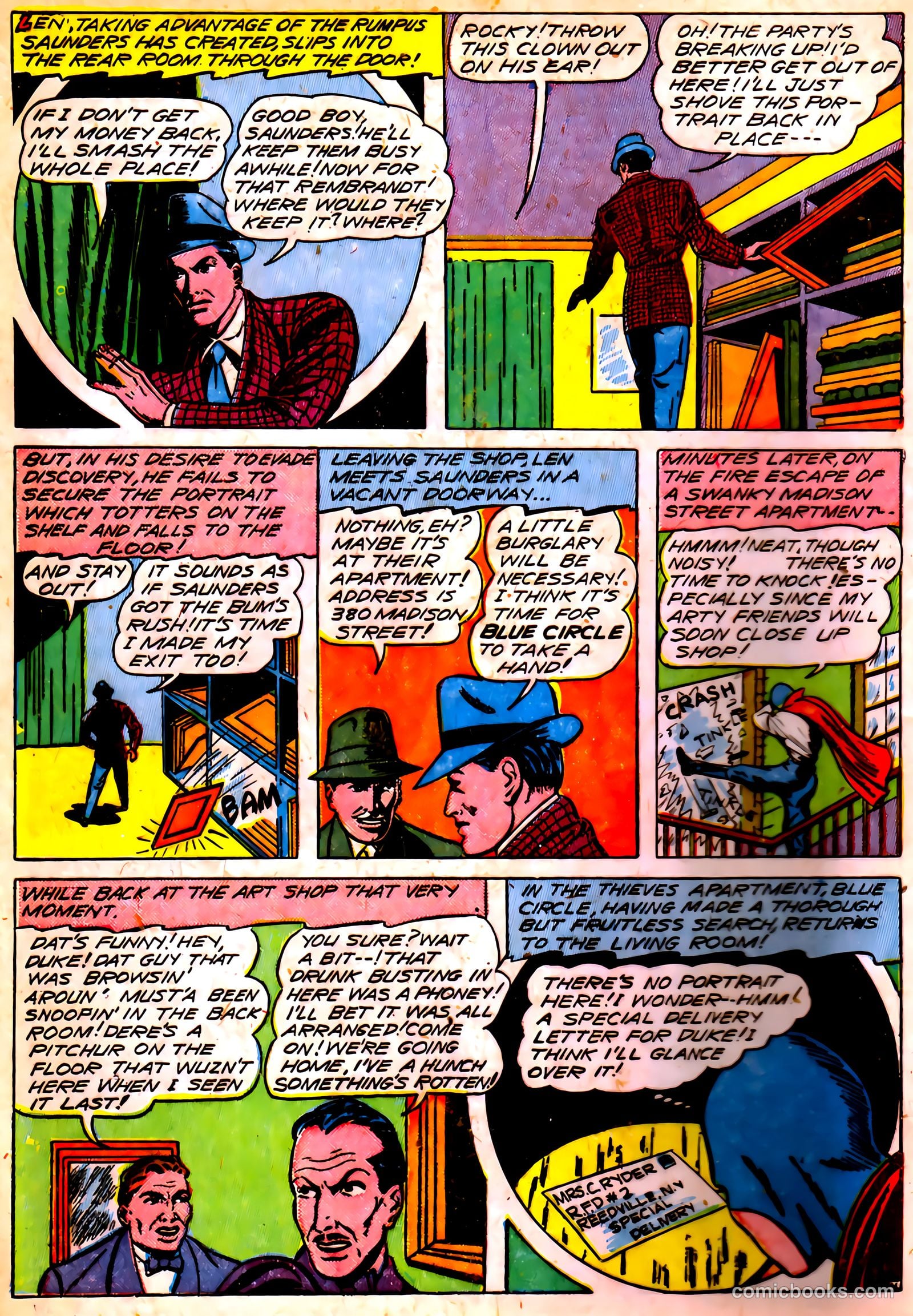 Blue Circle Comics #5 (1944) — page 6 of 52