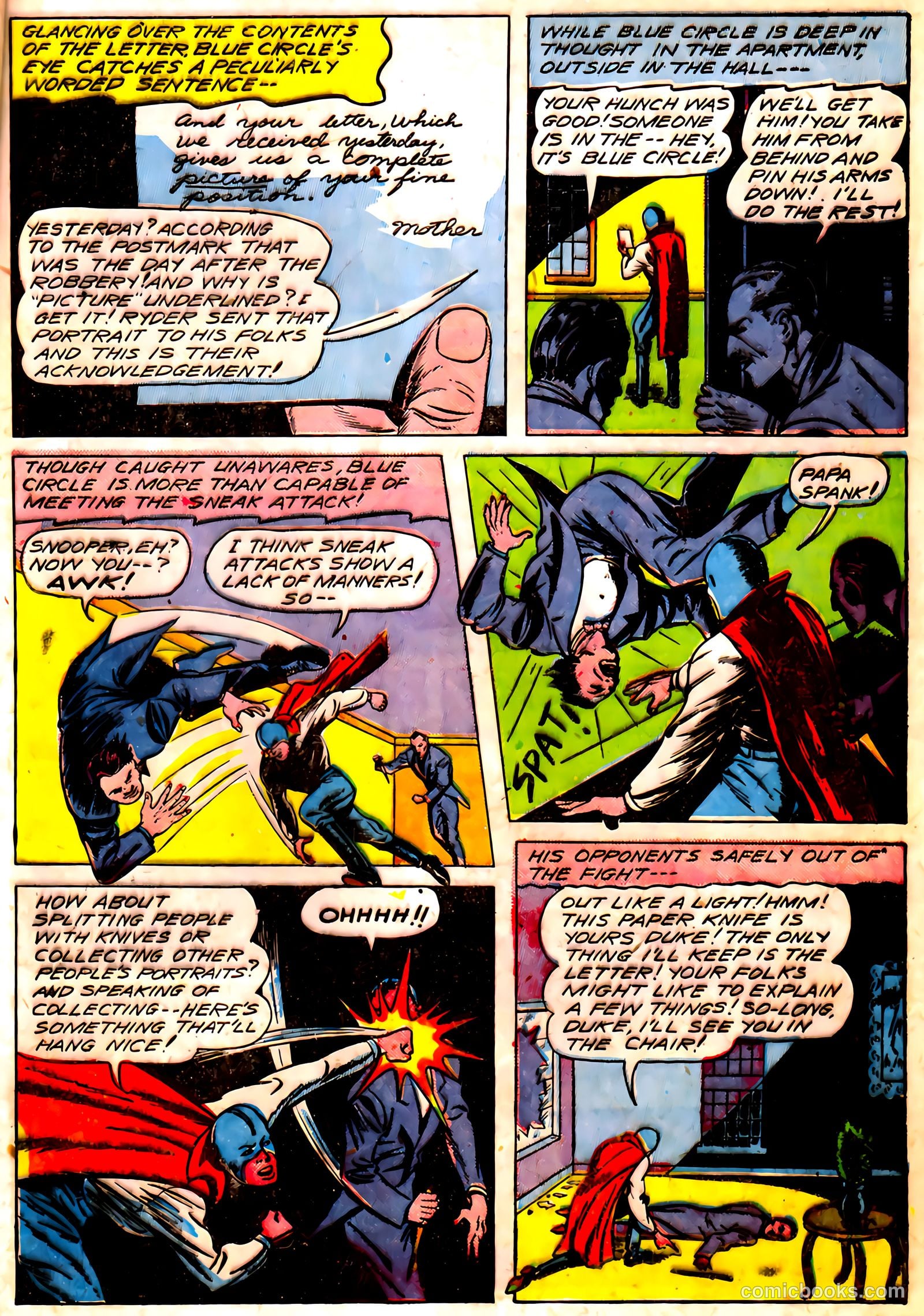 Blue Circle Comics #5 (1944) — page 7 of 52