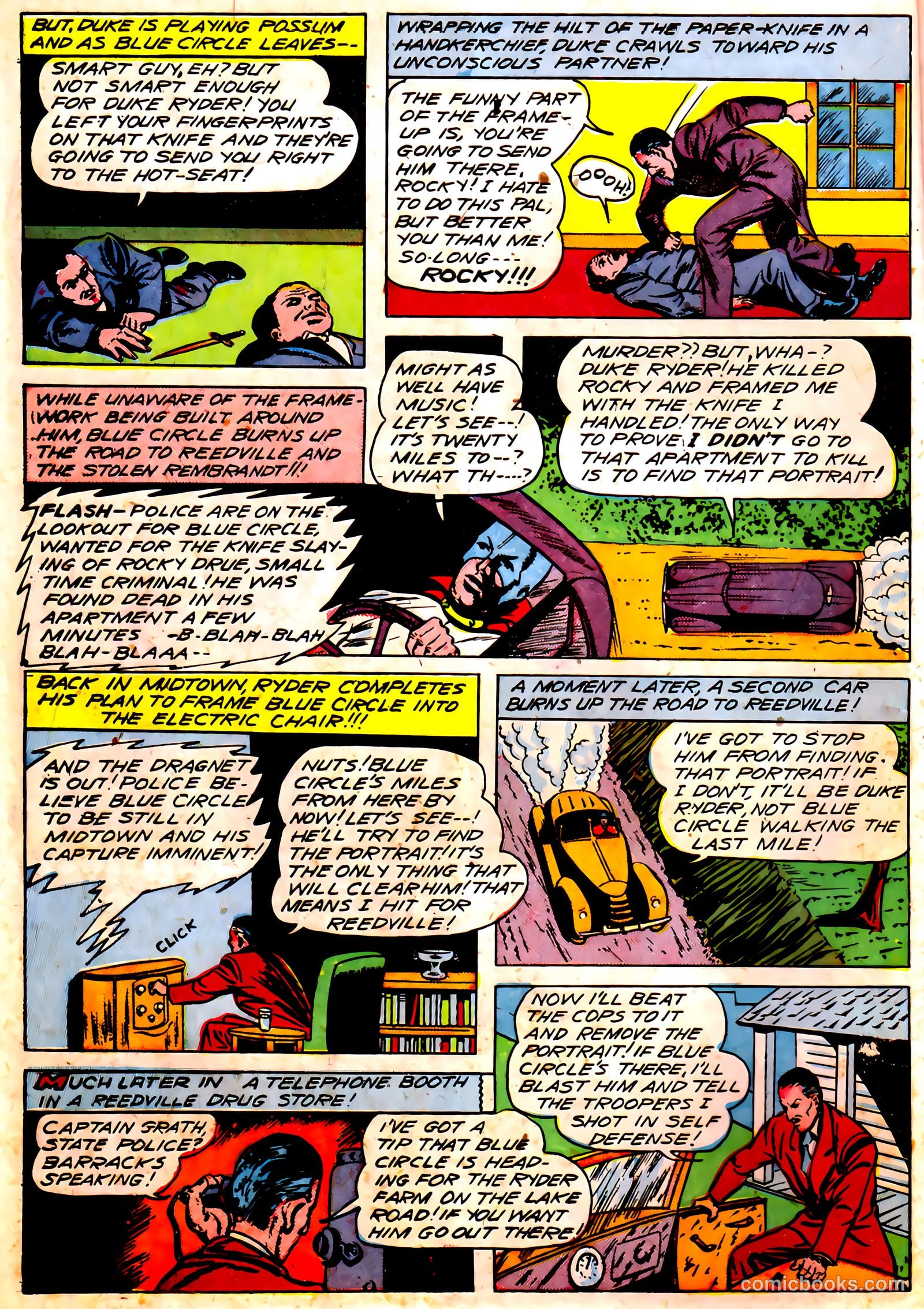 Blue Circle Comics #5 (1944) — page 8 of 52